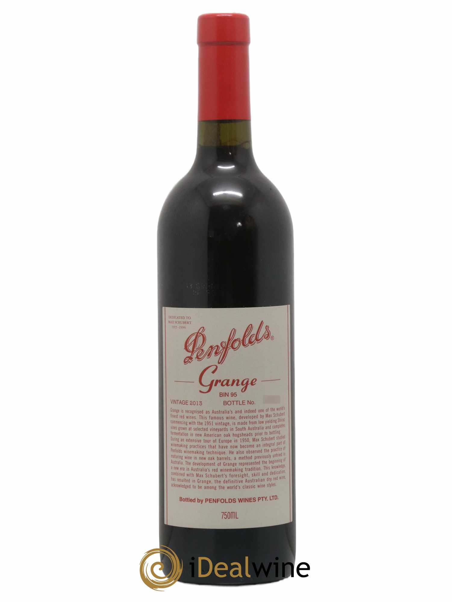 South Australia Penfolds Wines Grange Bin 95 2013 - Lot de 1 bouteille - 0