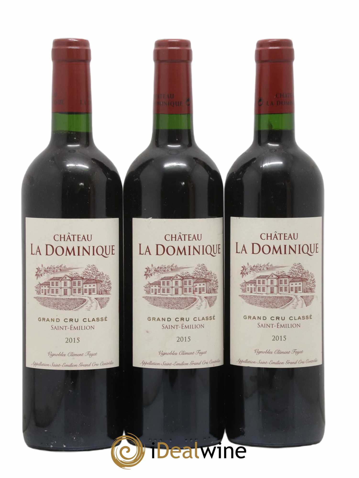 Château la Dominique Grand Cru Classé 2015 - Lot de 6 bouteilles - 2