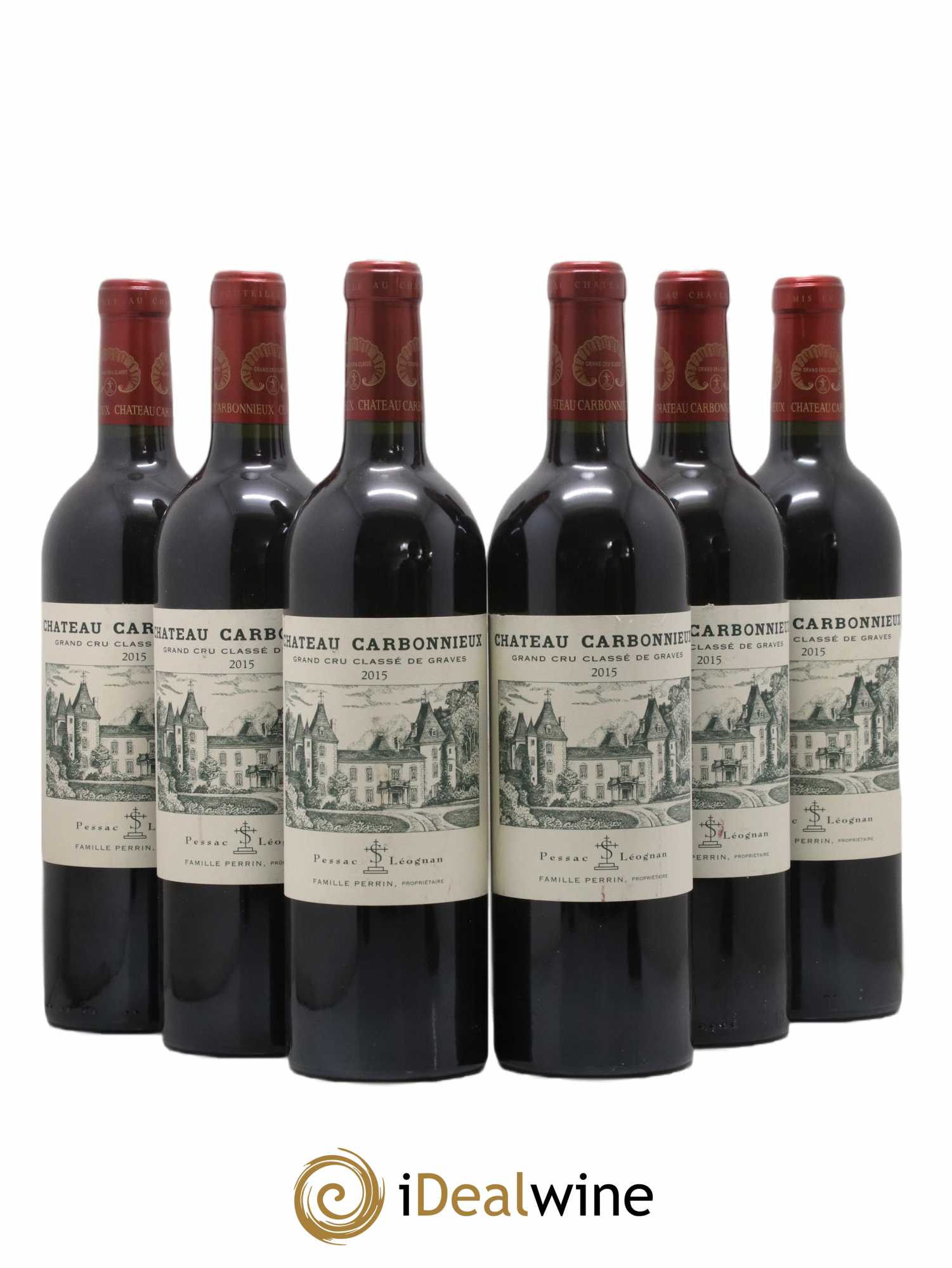 Château Carbonnieux Cru Classé de Graves 2015 - Lot de 6 bouteilles - 0