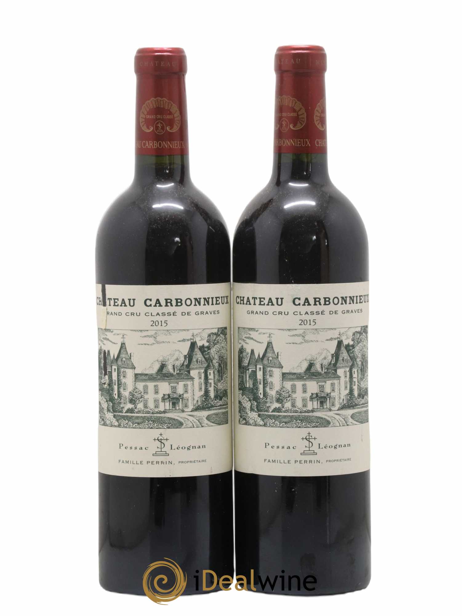 Château Carbonnieux Cru Classé de Graves 2015 - Lot de 2 bouteilles - 0