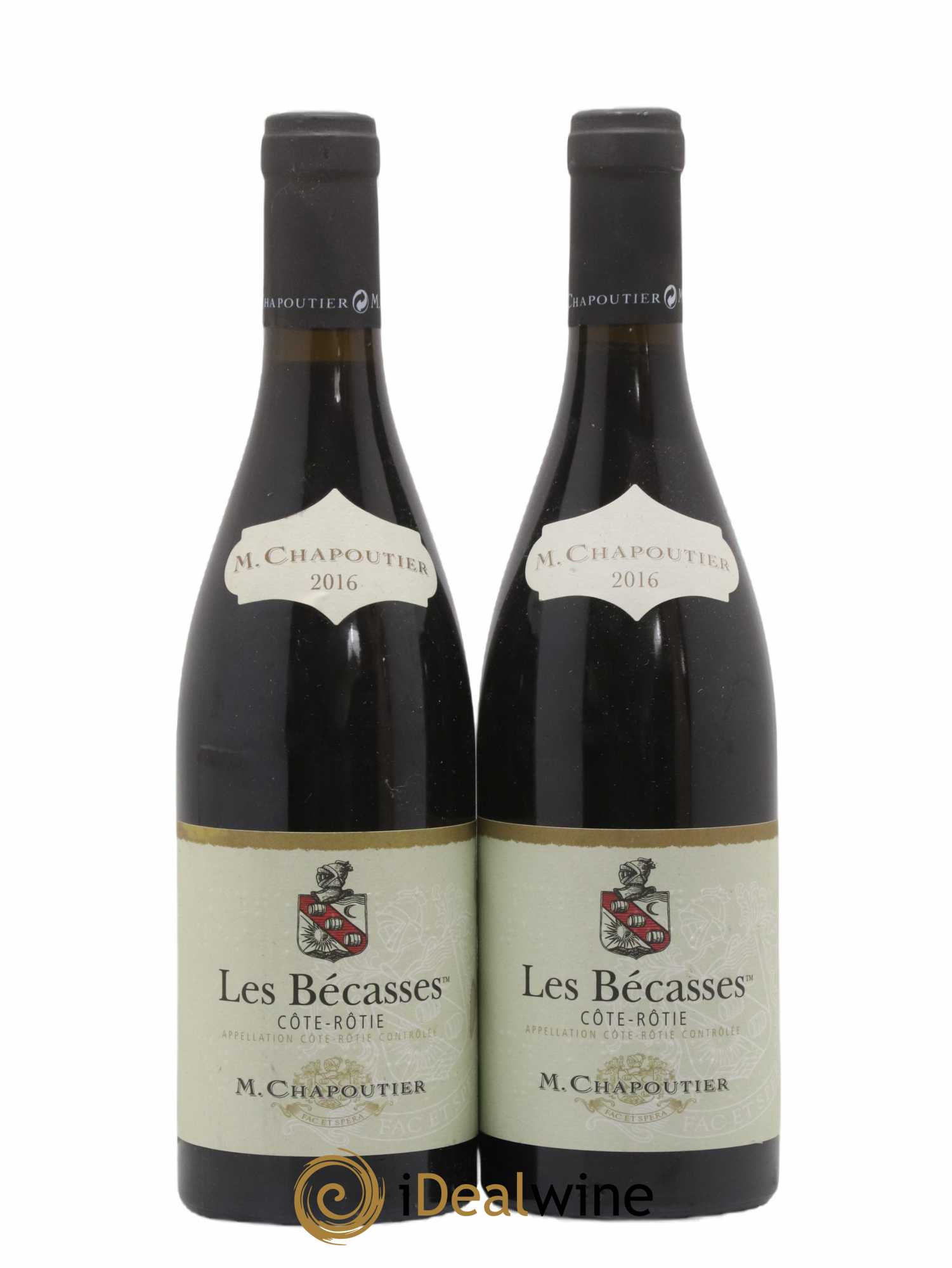 Côte-Rôtie Les Bécasses Chapoutier 2016 - Lot de 2 bouteilles - 0