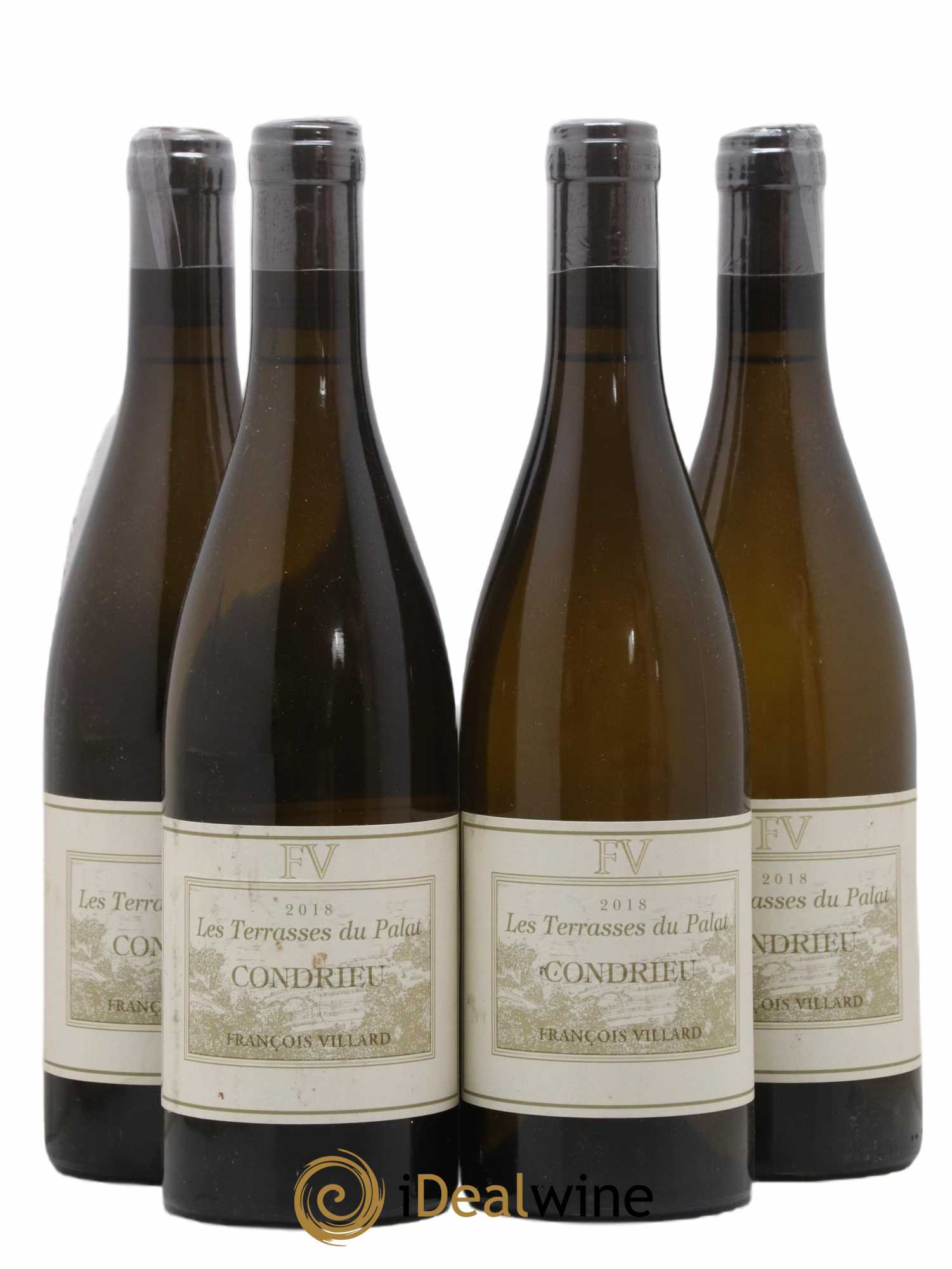 Condrieu Les Terrasses du Palat François Villard 2018 - Lot de 4 bouteilles - 0