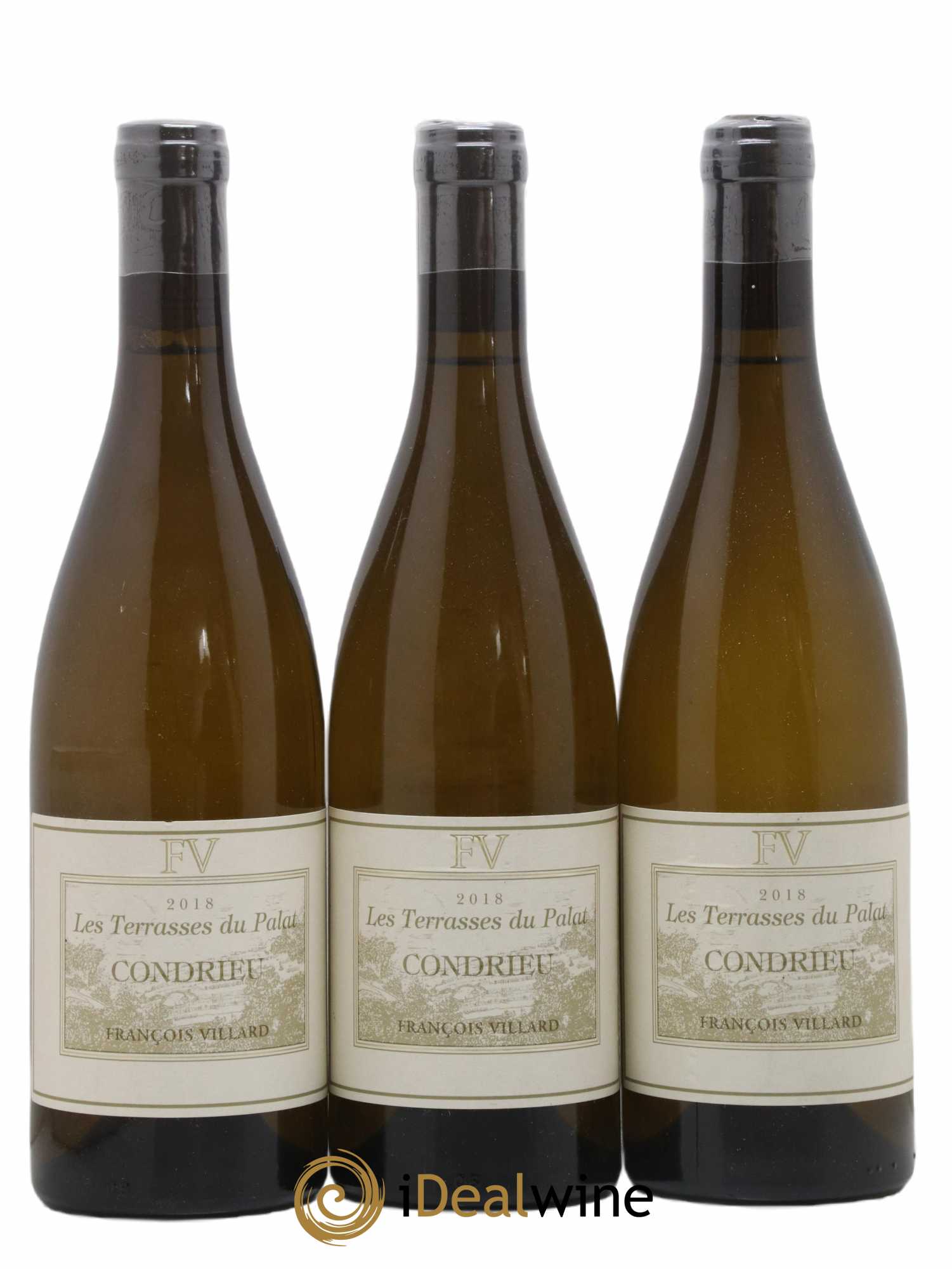 Condrieu Les Terrasses du Palat François Villard 2018 - Lot de 3 bouteilles - 0