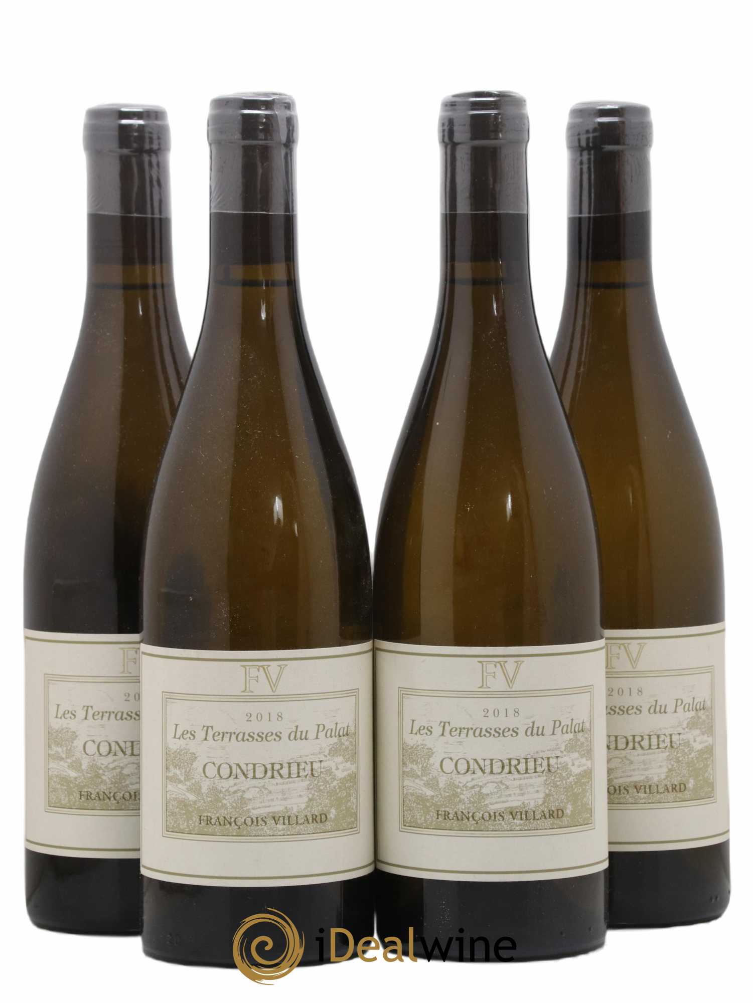 Condrieu Les Terrasses du Palat François Villard 2018 - Lot de 4 bouteilles - 0