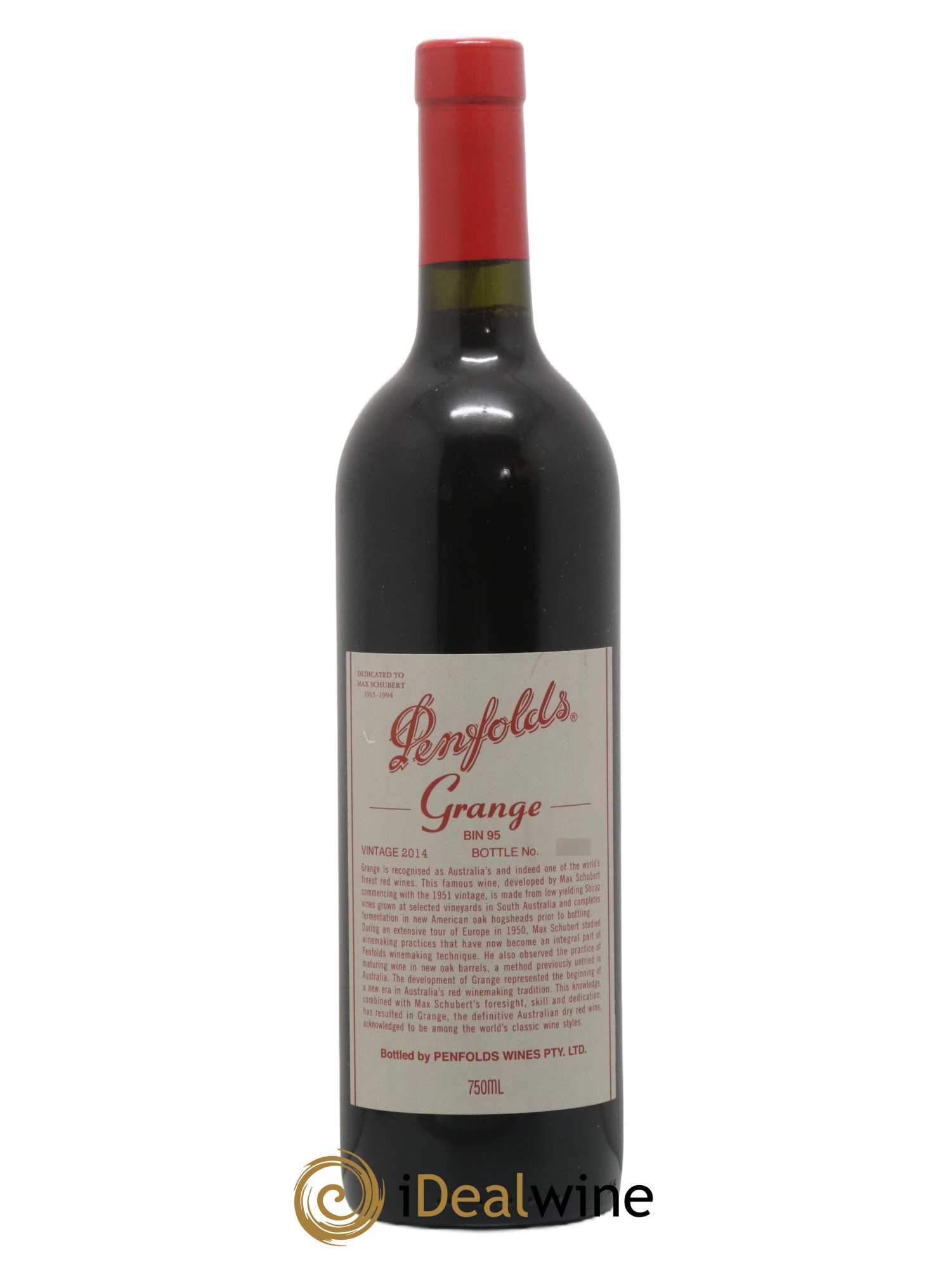 South Australia Penfolds Wines Grange 2014 - Lot de 1 bouteille - 0