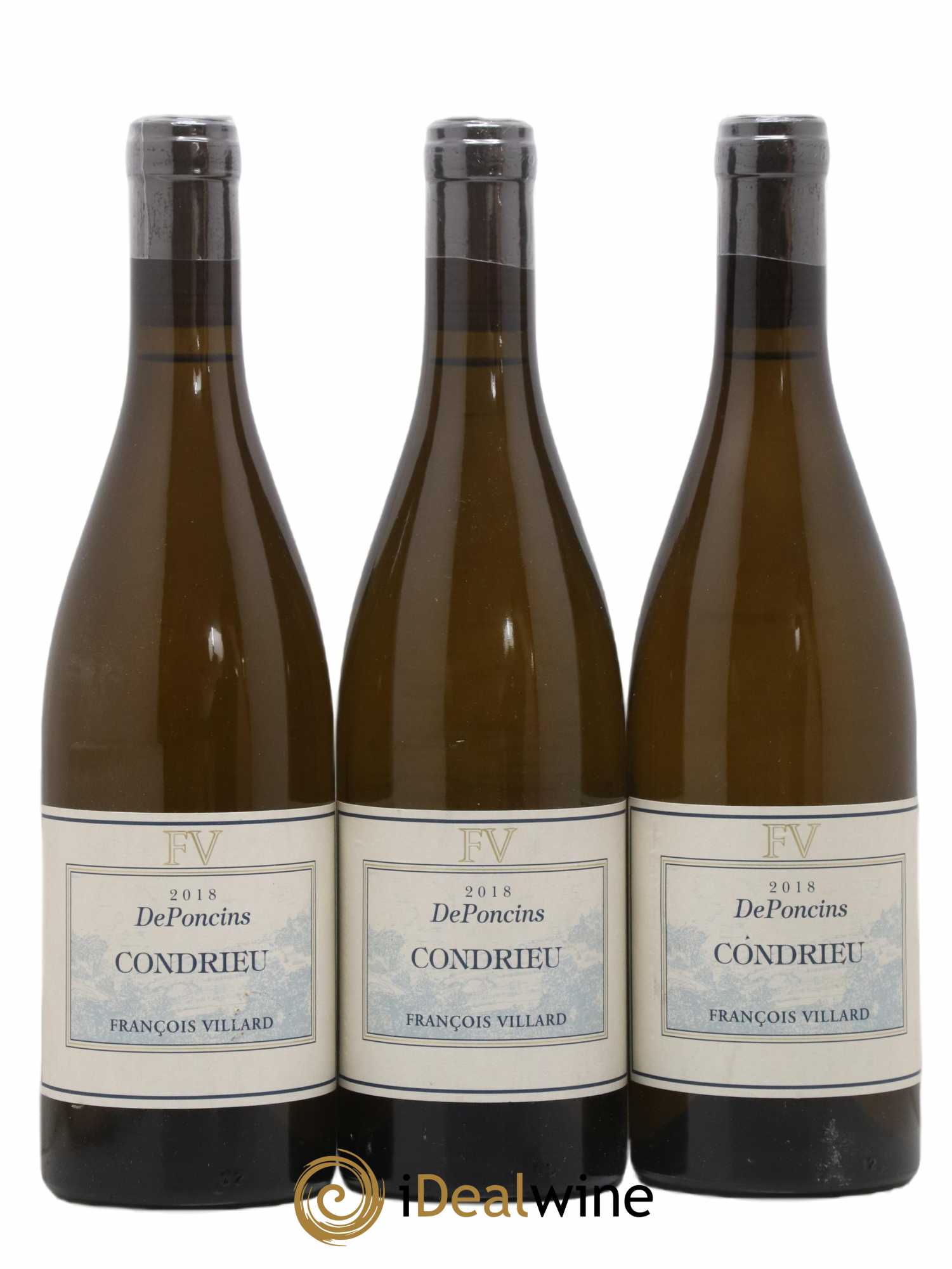 Condrieu Deponcins François Villard 2018 - Lot de 3 bouteilles - 0
