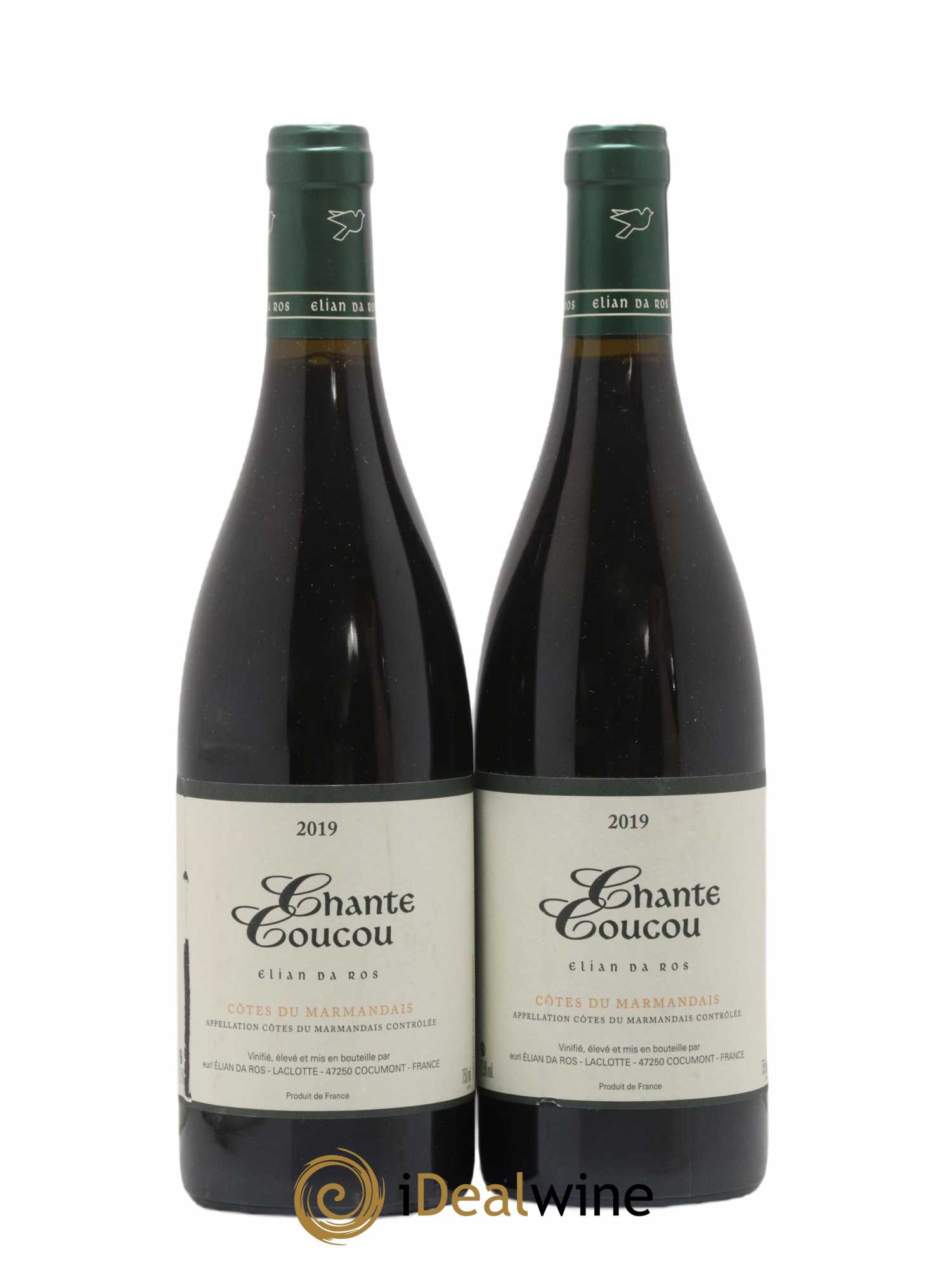 Côtes du Marmandais Chante Coucou Elian Da Ros (Domaine) 2019 - Lot de 2 bouteilles - 0