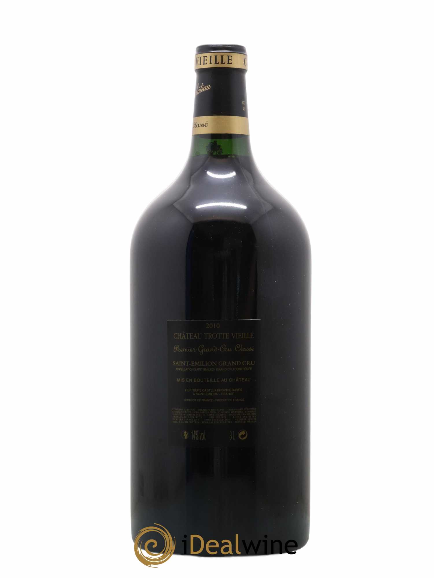 Château Trotte Vieille 1er Grand Cru Classé B 2010 - Posten von 1 Doppel-Magnum - 1