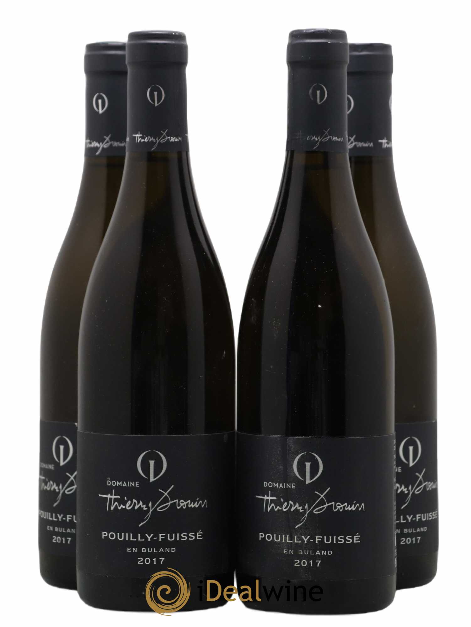 Pouilly-Fuissé En Buland Thierry Drouin 2017 - Lot de 4 bouteilles - 0