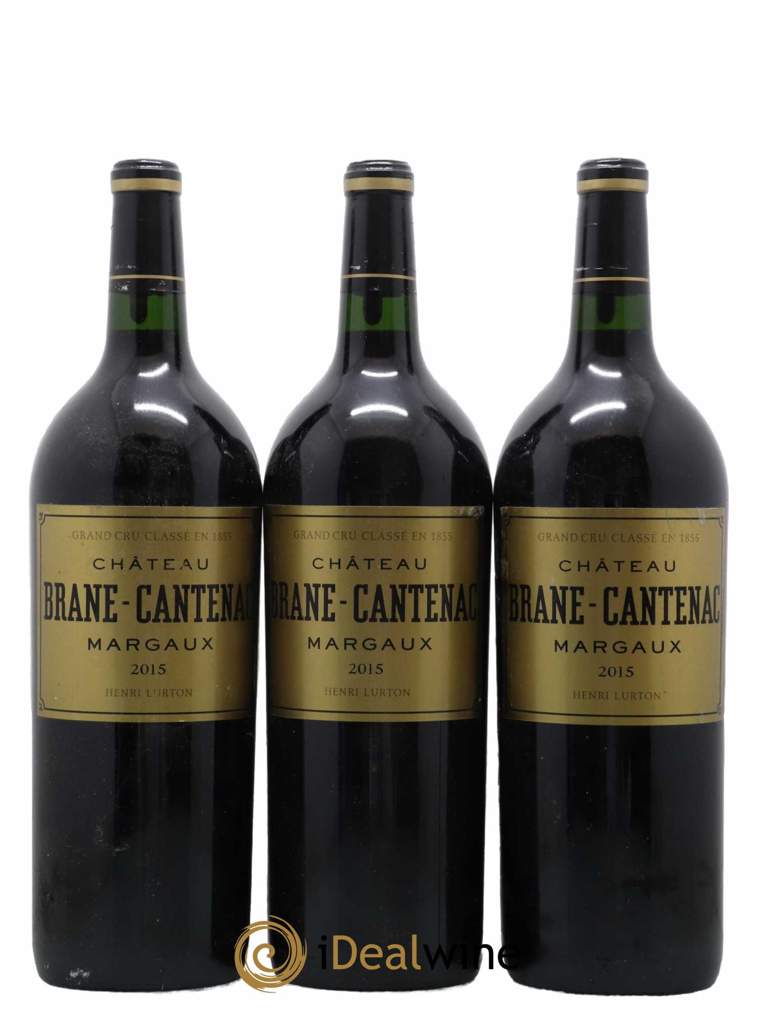 Château Brane Cantenac 2ème Grand Cru Classé 2015 - Lot de 3 magnums - 0
