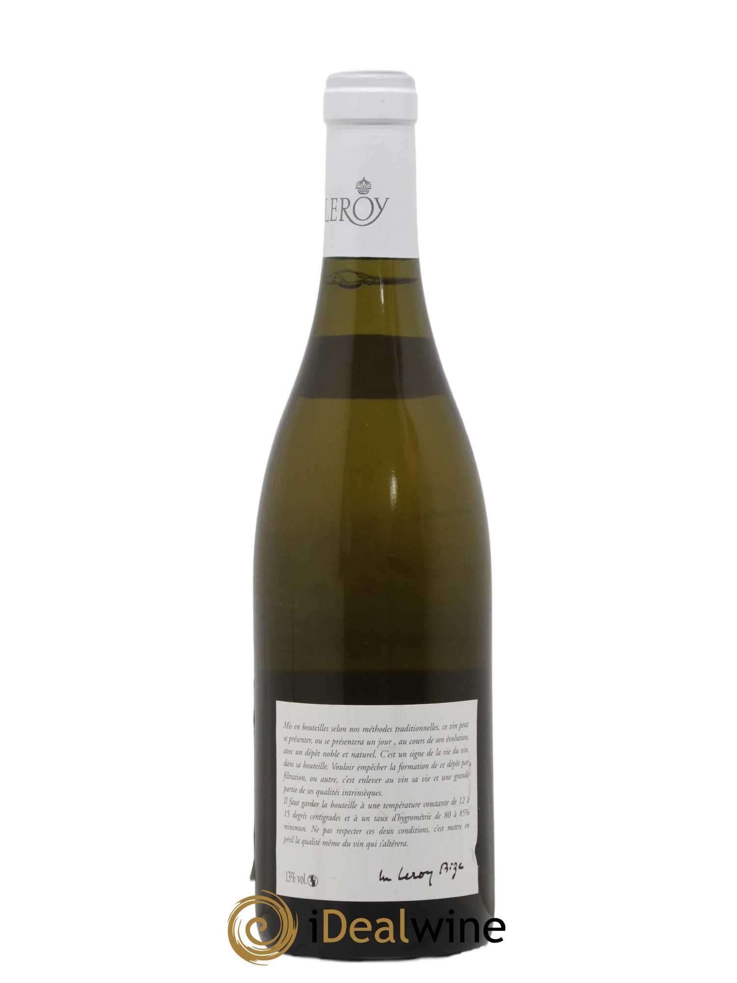 Chassagne-Montrachet 1er Cru Les Chenevottes Leroy SA 2014 - Lot de 1 bouteille - 1