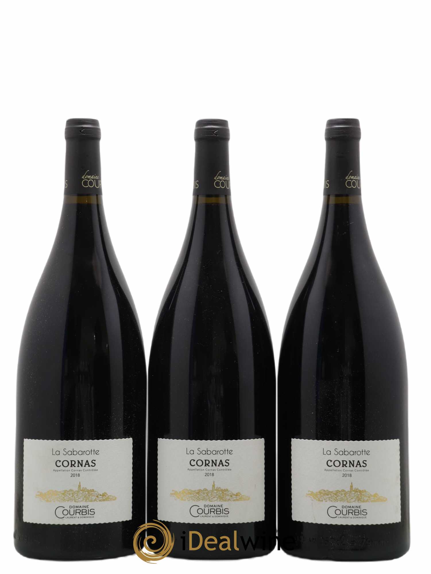 Cornas La Sabarotte Courbis 2018 - Lot de 3 magnums - 0