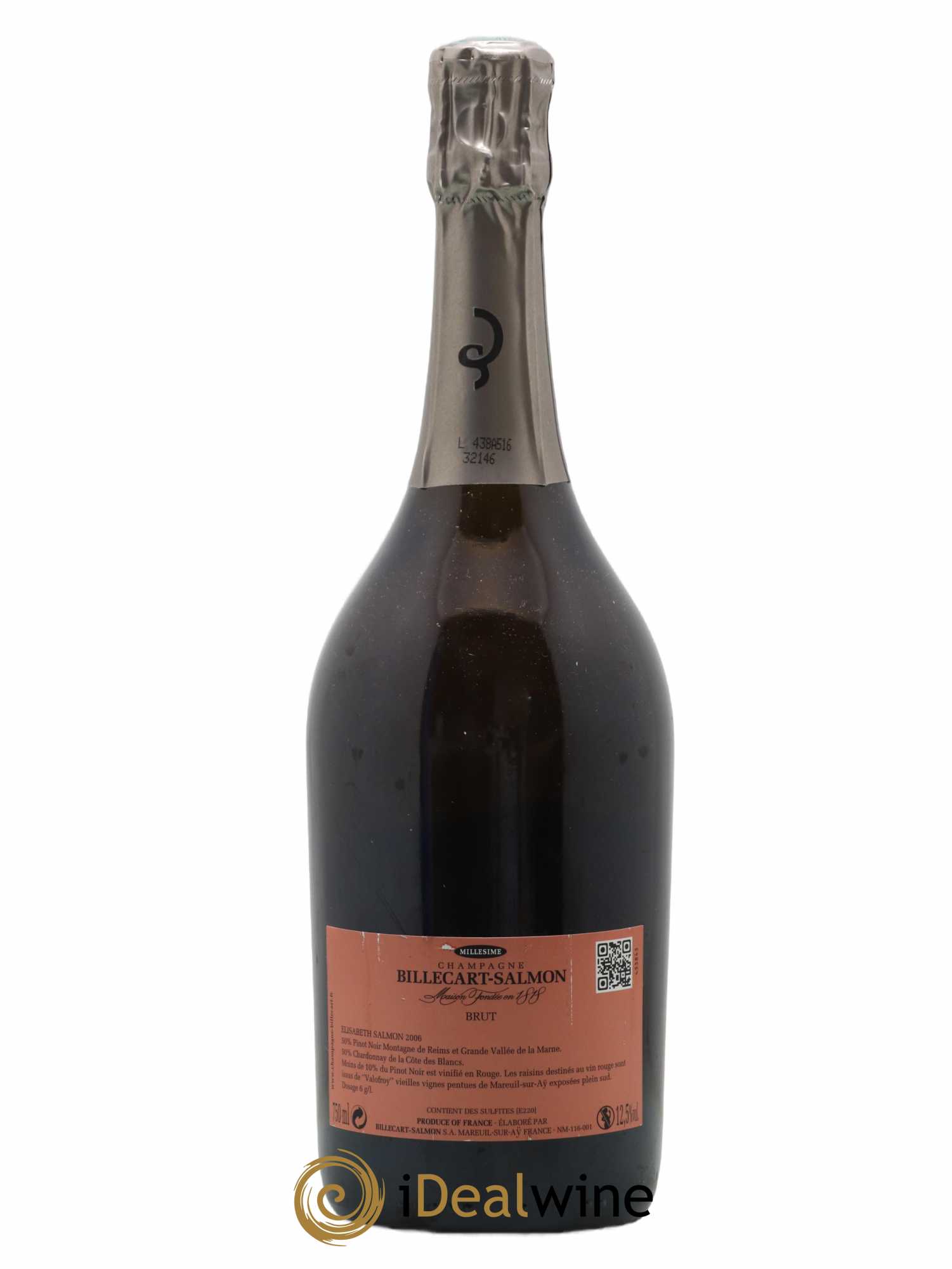 Elisabeth Salmon Billecart-Salmon 2006 - Lot of 1 bottle - 1