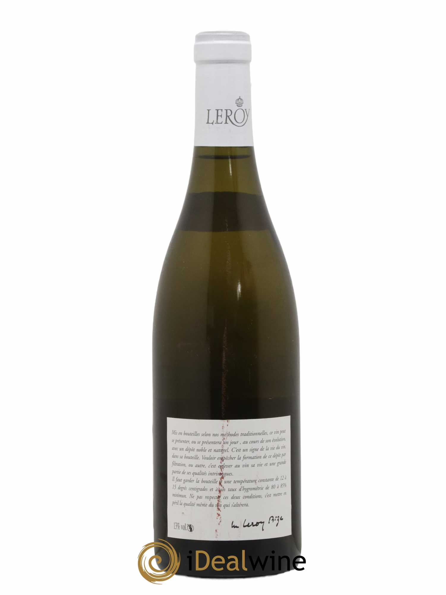 Chassagne-Montrachet 1er Cru Les Chenevottes Leroy SA 2014 - Lot de 1 bouteille - 1