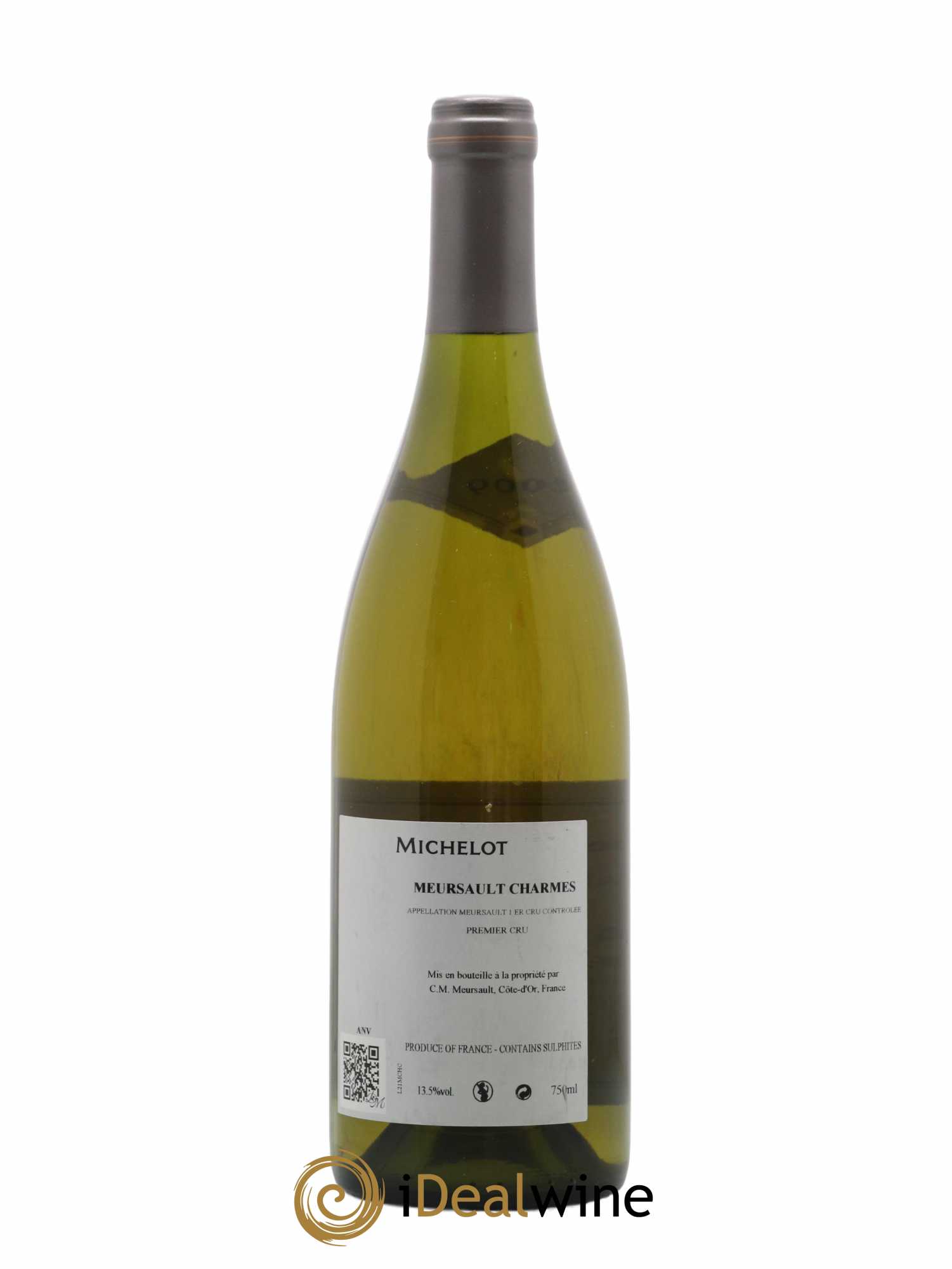 Meursault 1er Cru Charmes Domaine Michelot 2009 - Lot de 1 bouteille - 1