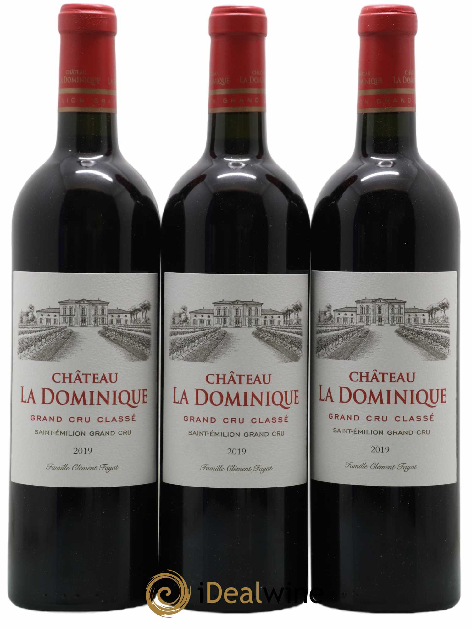 Château la Dominique Grand Cru Classé 2019 - Lot de 6 bouteilles - 2