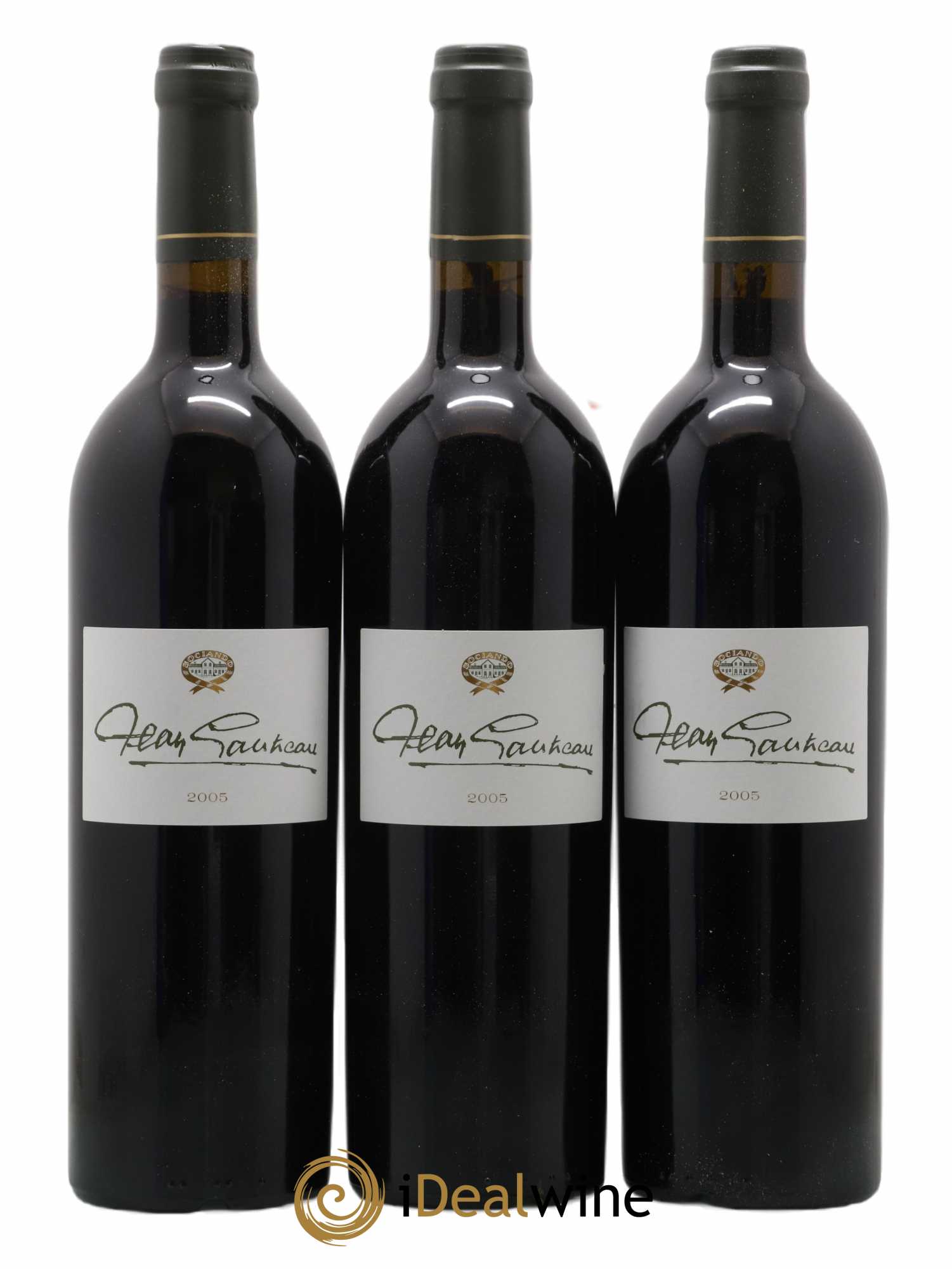 Château Sociando Mallet - Cuvée Jean Gautreau 2005 - Lot de 3 bouteilles - 0