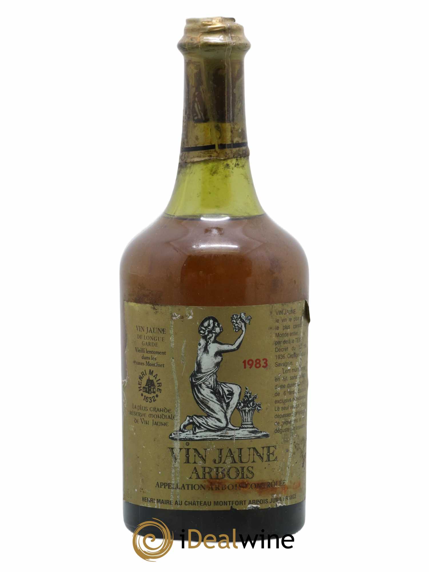 Arbois Vin Jaune Henri Maire 1983 - Lot de 1 bouteille - 0
