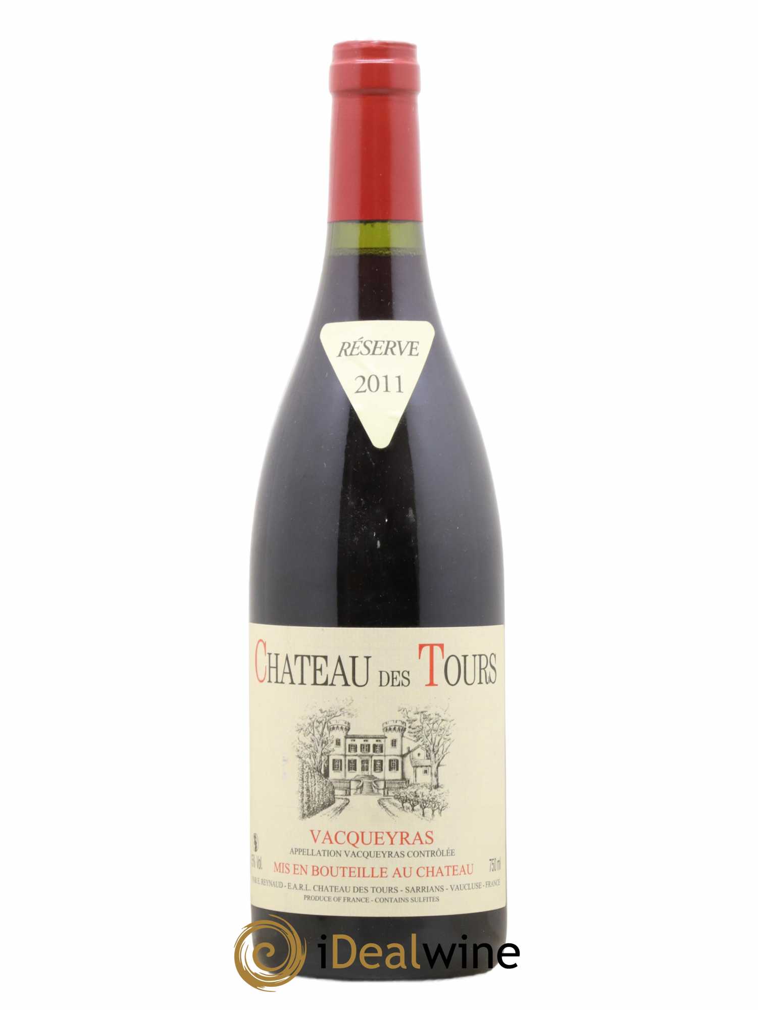 Vacqueyras Château des Tours Emmanuel Reynaud 2011 - Lot de 1 bouteille - 0