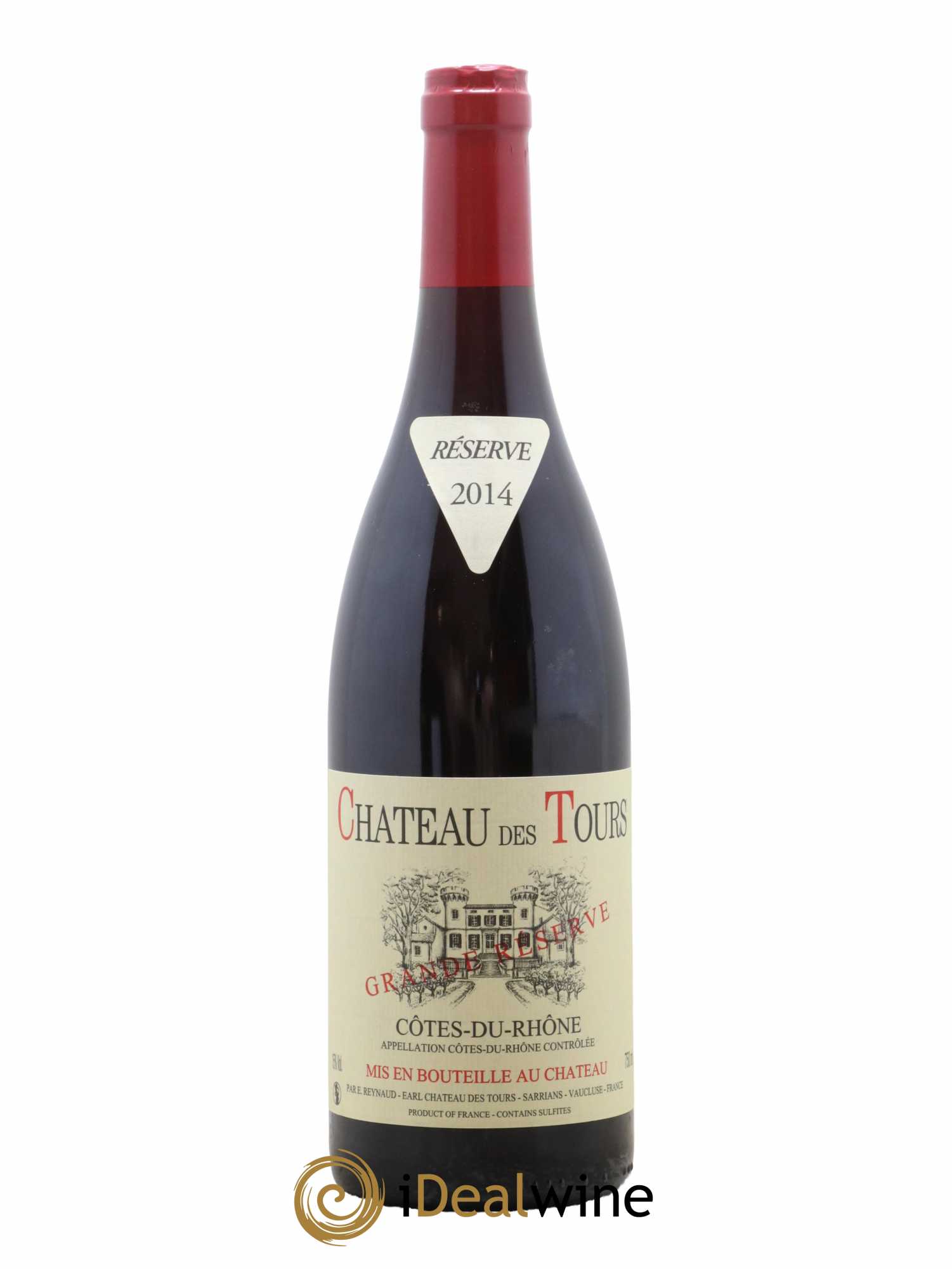 Côtes-du-Rhône Château des Tours Grande Réserve Emmanuel Reynaud 2014 - Lot de 1 bouteille - 0