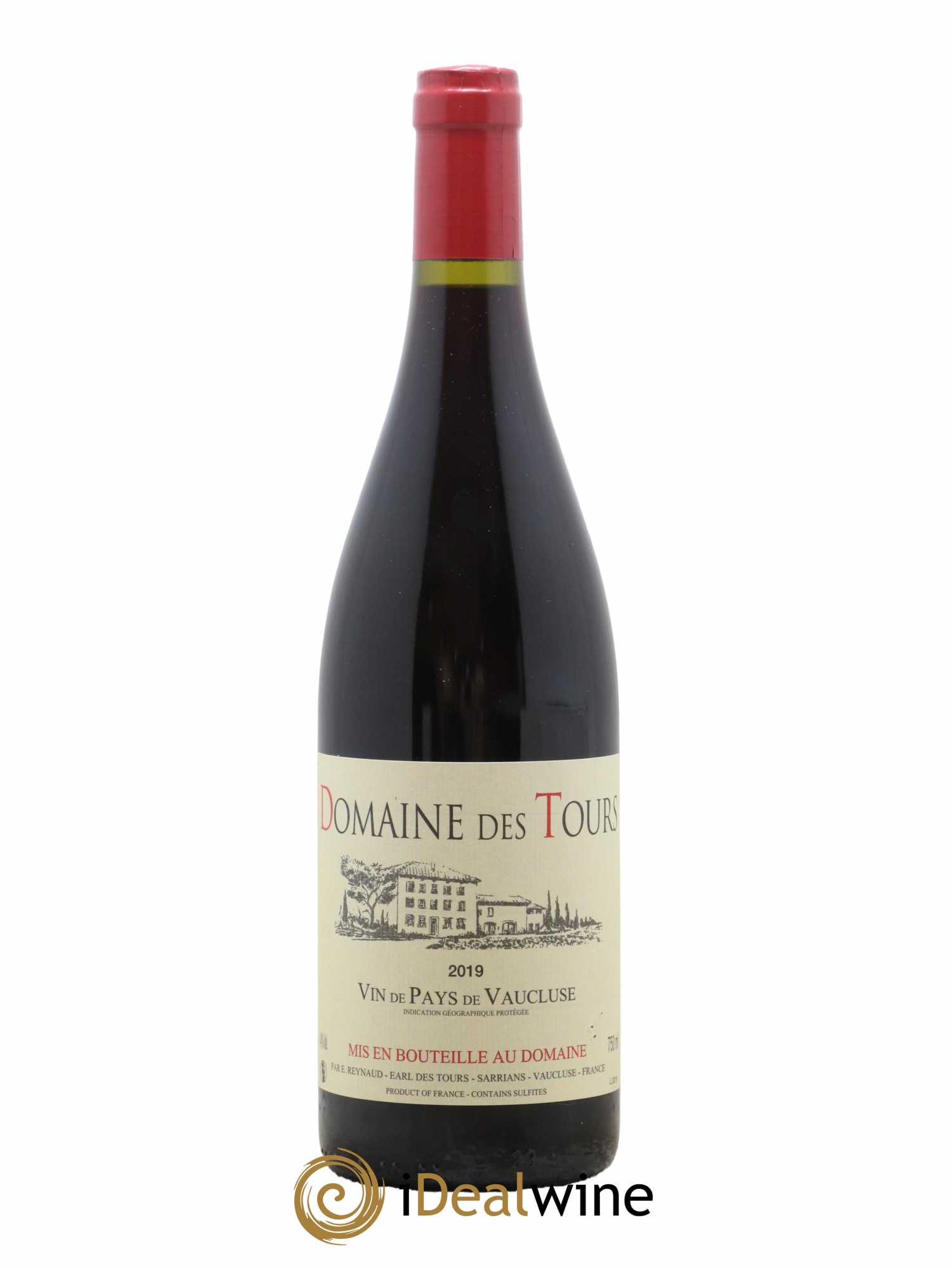 Vaucluse (Vin de Pays de Vaucluse) Domaine des Tours Emmanuel Reynaud 2019 - Lot de 1 bouteille - 0