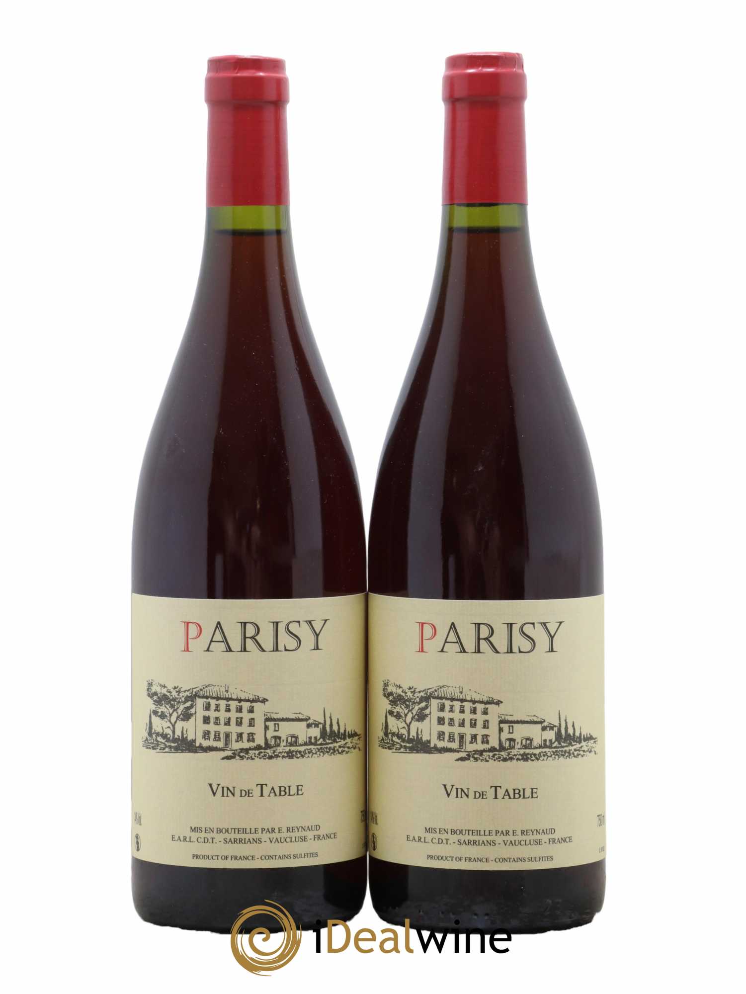 Vin de Table Parisy Emmanuel Reynaud - Lot de 2 bouteilles - 0