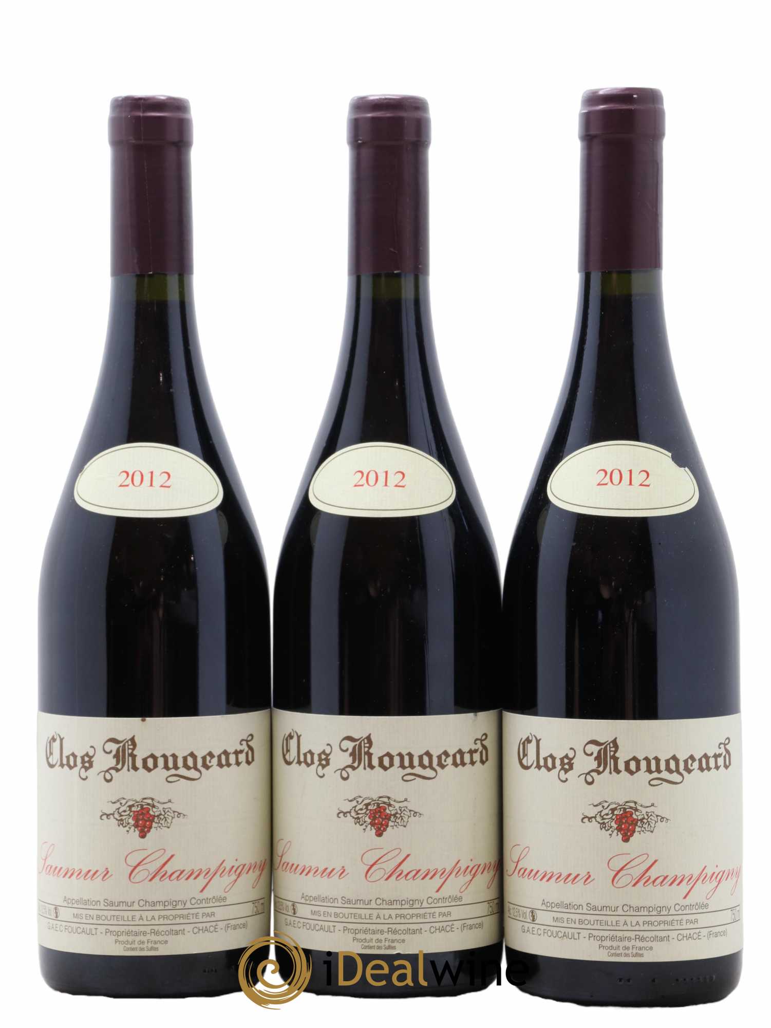 Saumur-Champigny Clos Rougeard 2012 - Lot de 3 bouteilles - 0