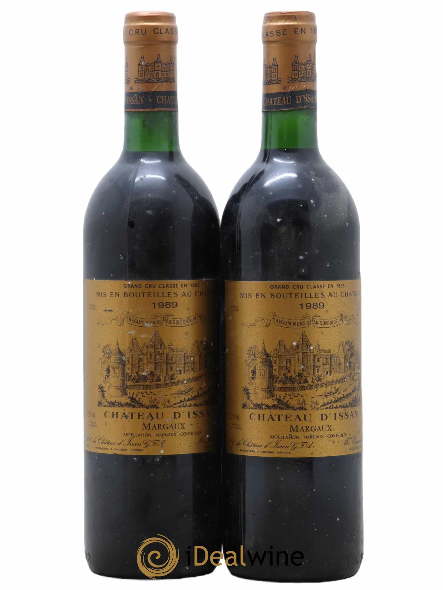 Château d'Issan 3ème Grand Cru Classé 1989 - Lot de 2 bouteilles - 0