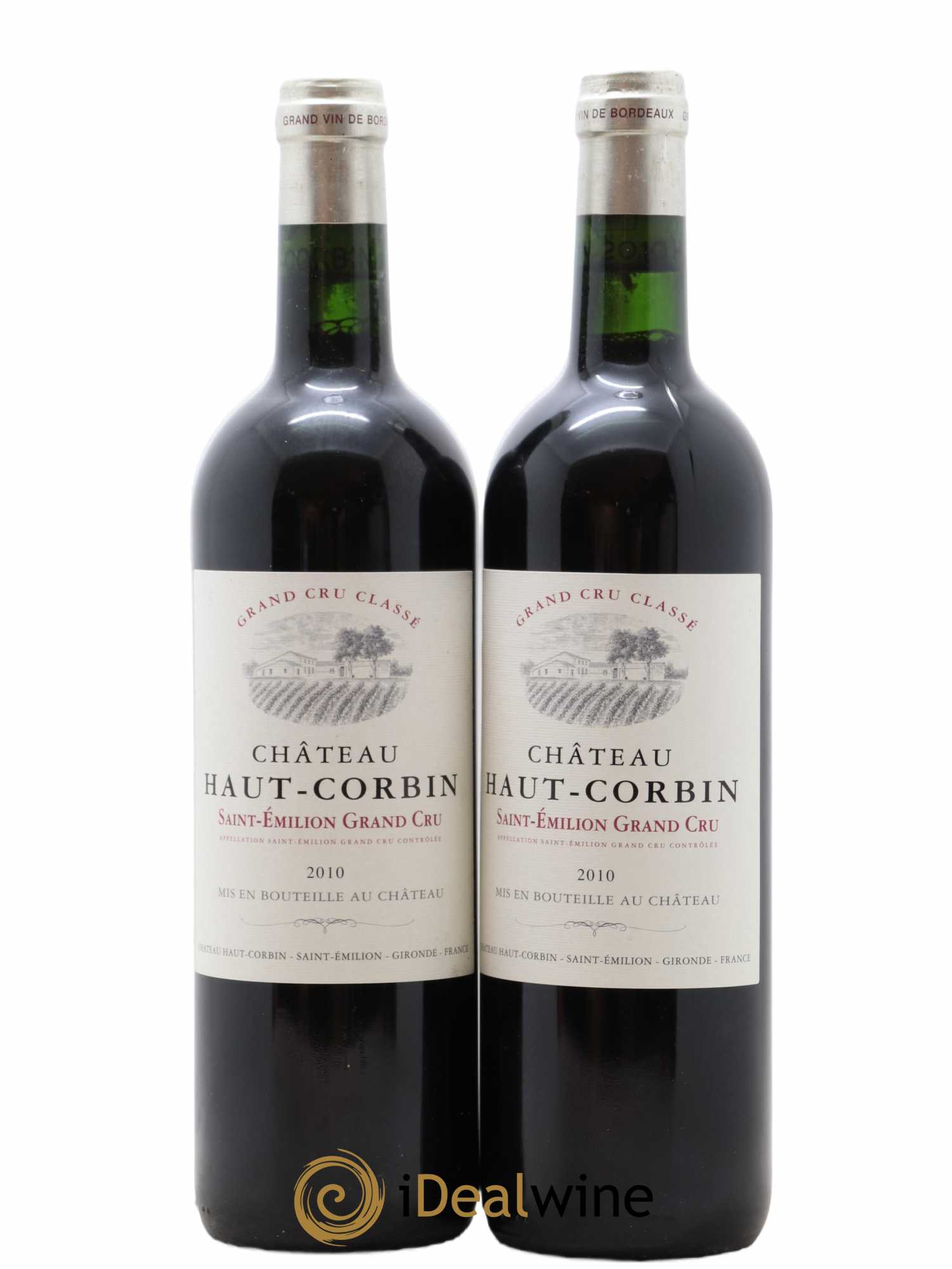 Château Haut Corbin Grand Cru 2010 - Lot de 2 bouteilles - 0