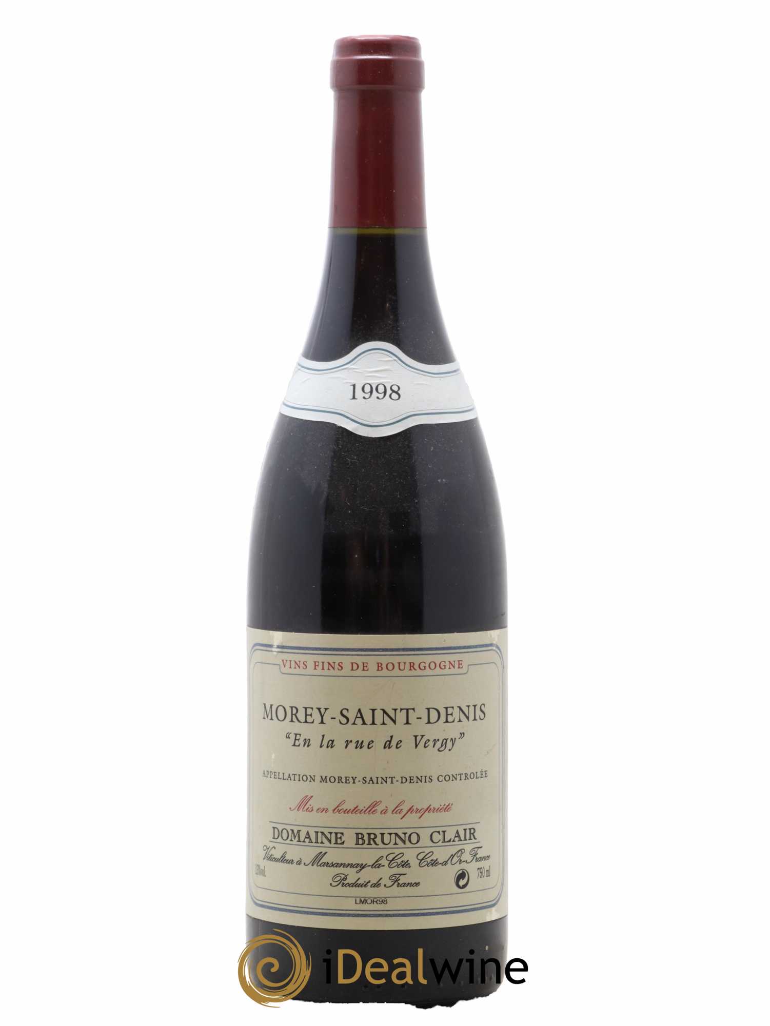 Morey-Saint-Denis En la Rue de Vergy Bruno Clair (Domaine) 1998 - Lot de 1 bouteille - 0