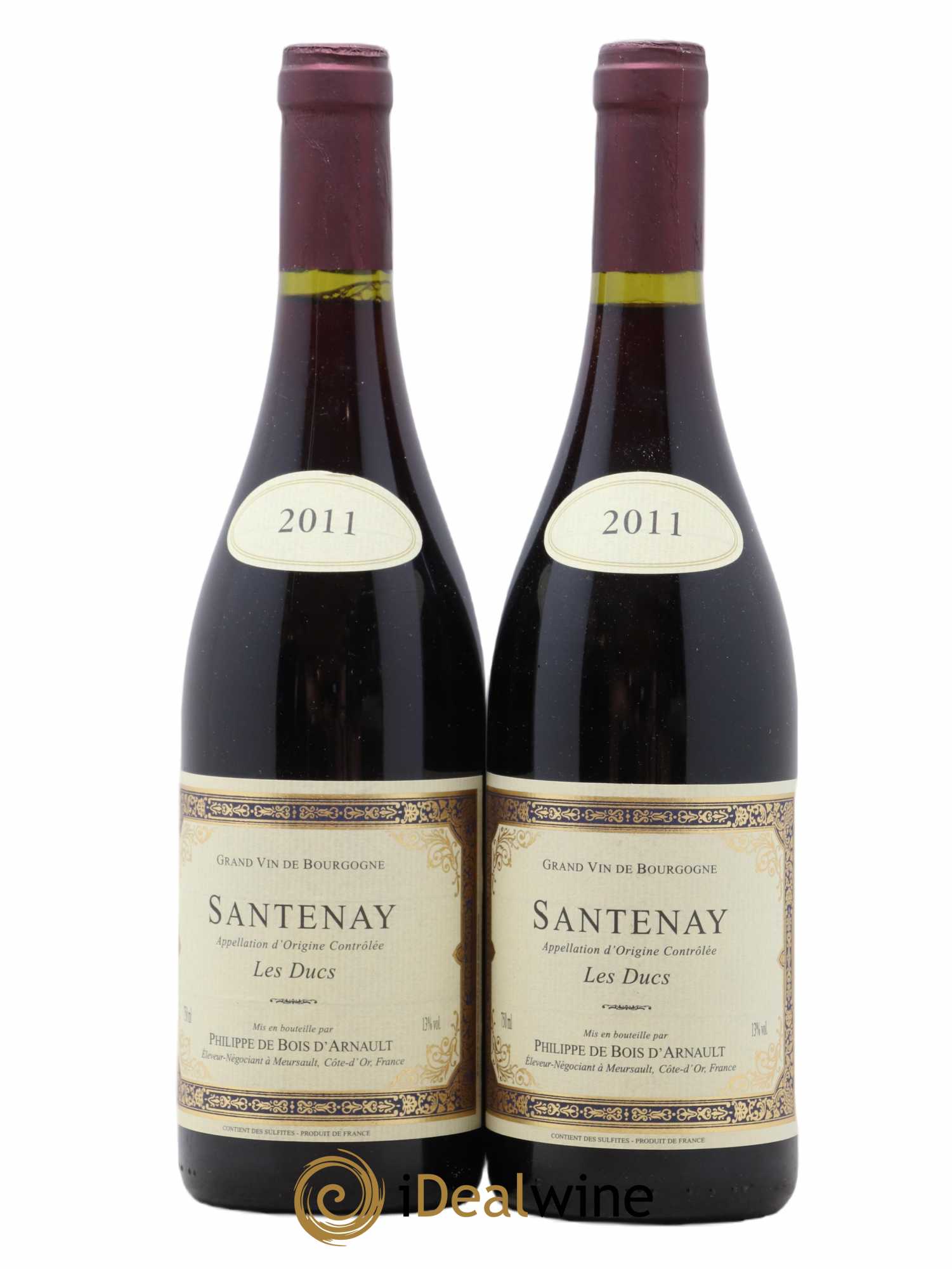 Santenay Les Ducs Domaine De Bois D'Arnault 2011 - Posten von 2 Flaschen - 0
