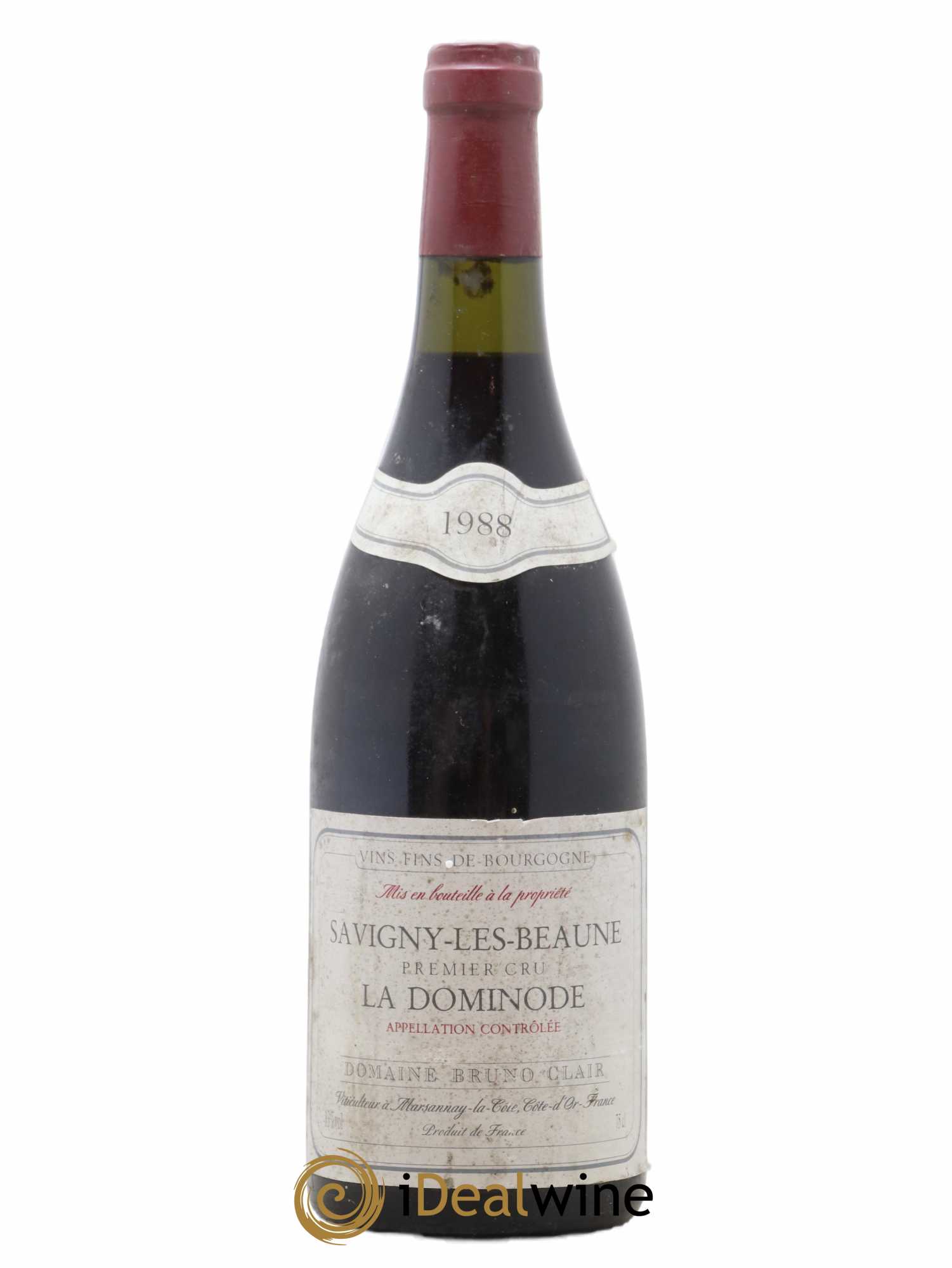 Savigny-lès-Beaune 1er Cru La Dominode Bruno Clair (Domaine) 1988 - Lot de 1 bouteille - 0