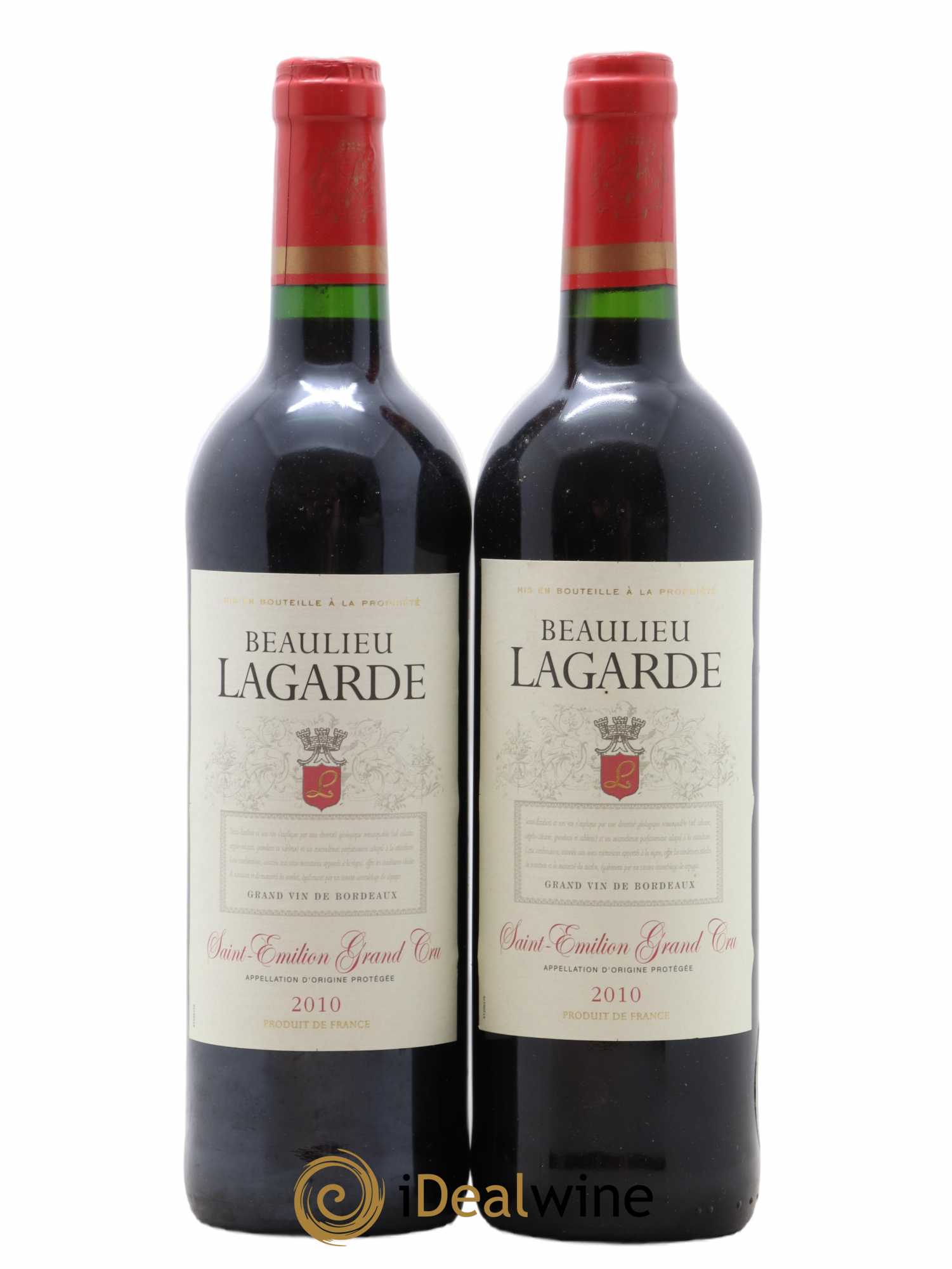 Saint-Émilion Grand Cru Beaulieau Lagarde 2010 - Posten von 2 Flaschen - 0
