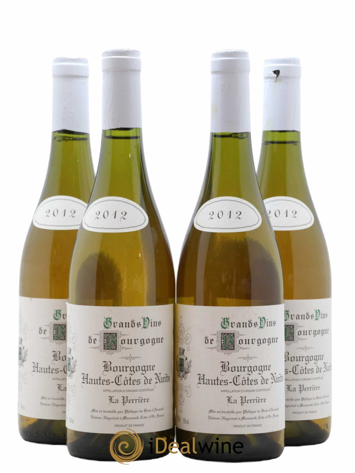 Hautes-Côtes de Nuits La Perrière Domaine De Bois D'Arnault 2012 - Posten von 4 Flaschen - 0