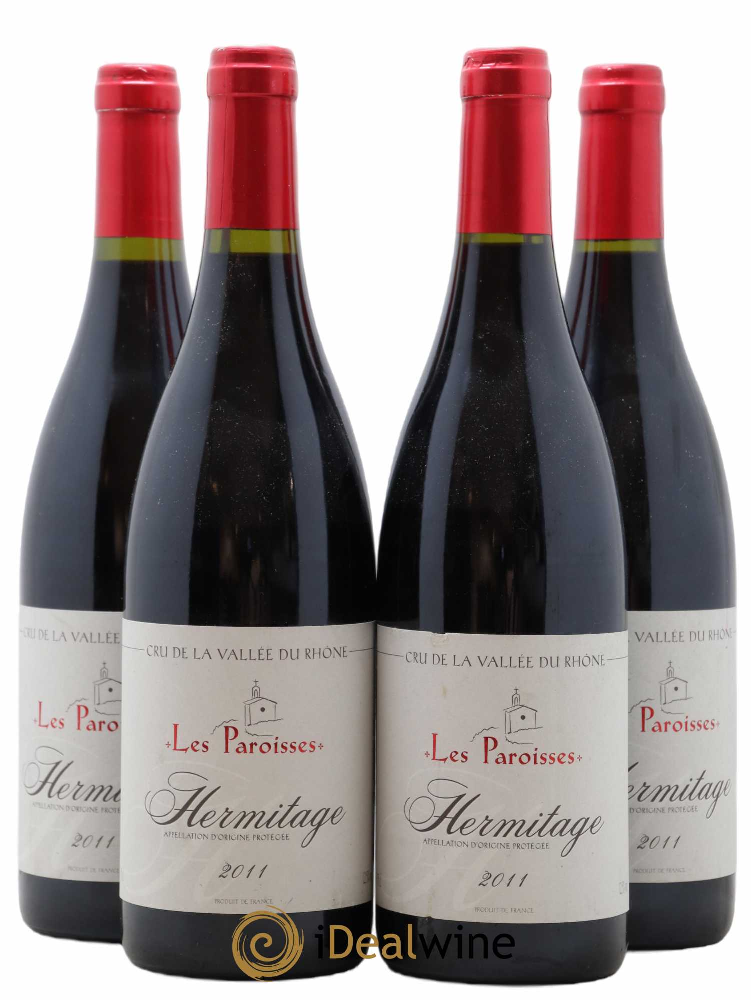 Hermitage Les Paroisses 2011 - Posten von 4 Flaschen - 0