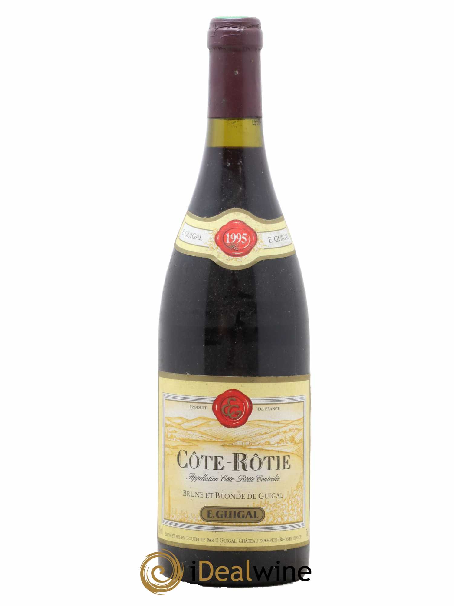 Côte-Rôtie Côtes Brune et Blonde Guigal 1995 - Lot de 1 bouteille - 0
