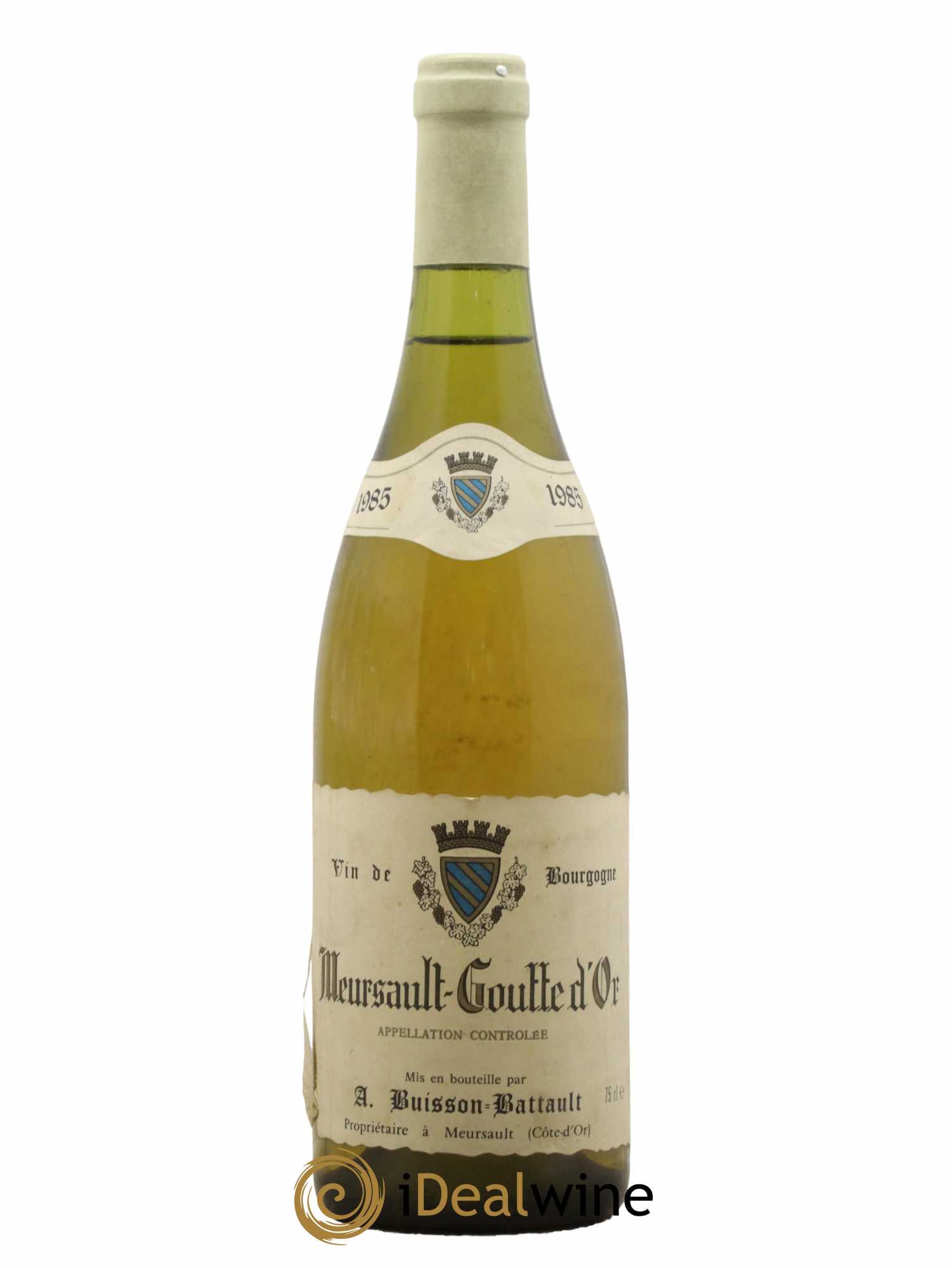 Meursault Goute d Or Domaine Buisson Battault 1985 - Lot de 1 bouteille - 0