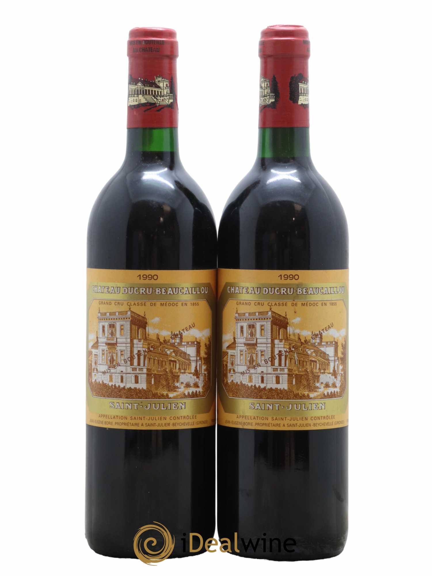 Château Ducru Beaucaillou 2ème Grand Cru Classé 1990 - Lot de 2 bouteilles - 0