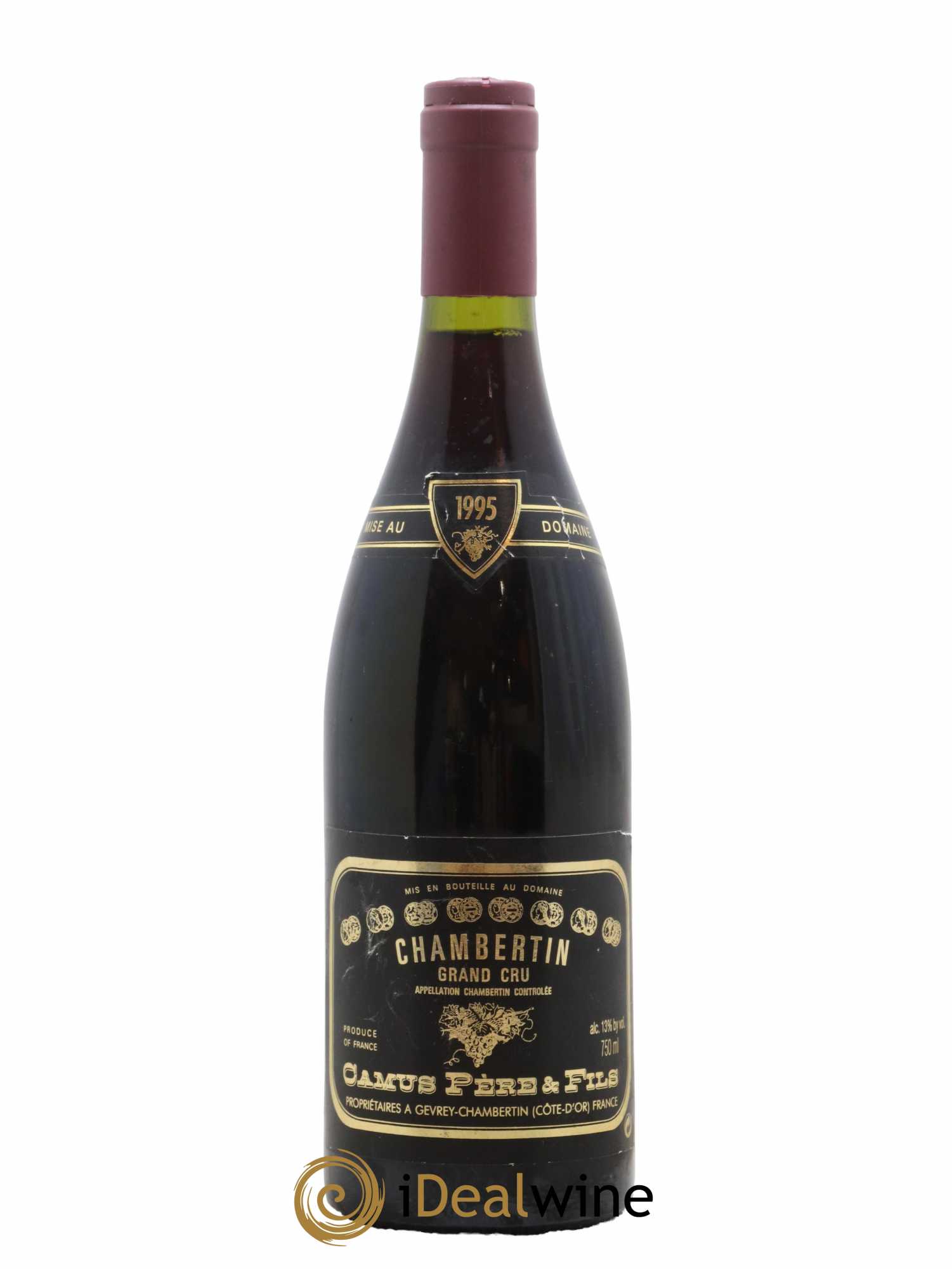 Chambertin Grand Cru Camus Père et Fils (Domaine) 1995 - Lot de 1 bouteille - 0