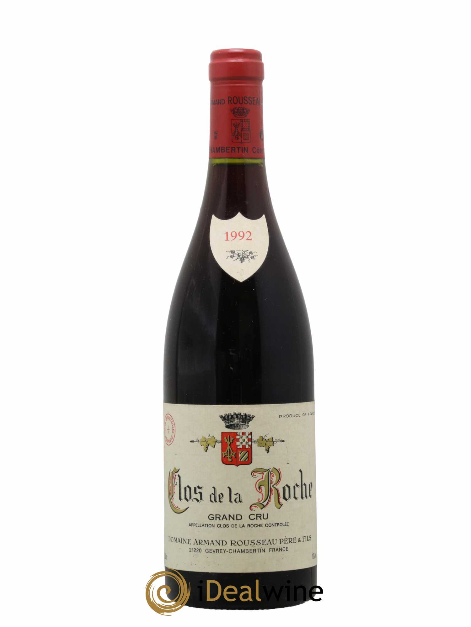 Clos de la Roche Grand Cru Armand Rousseau (Domaine) 1992 - Posten von 1 Flasche - 0