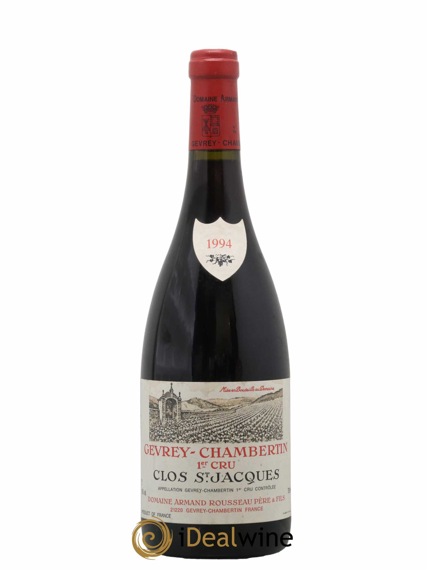 Gevrey-Chambertin 1er Cru Clos Saint-Jacques Armand Rousseau (Domaine) 1994 - Lot de 1 bouteille - 0