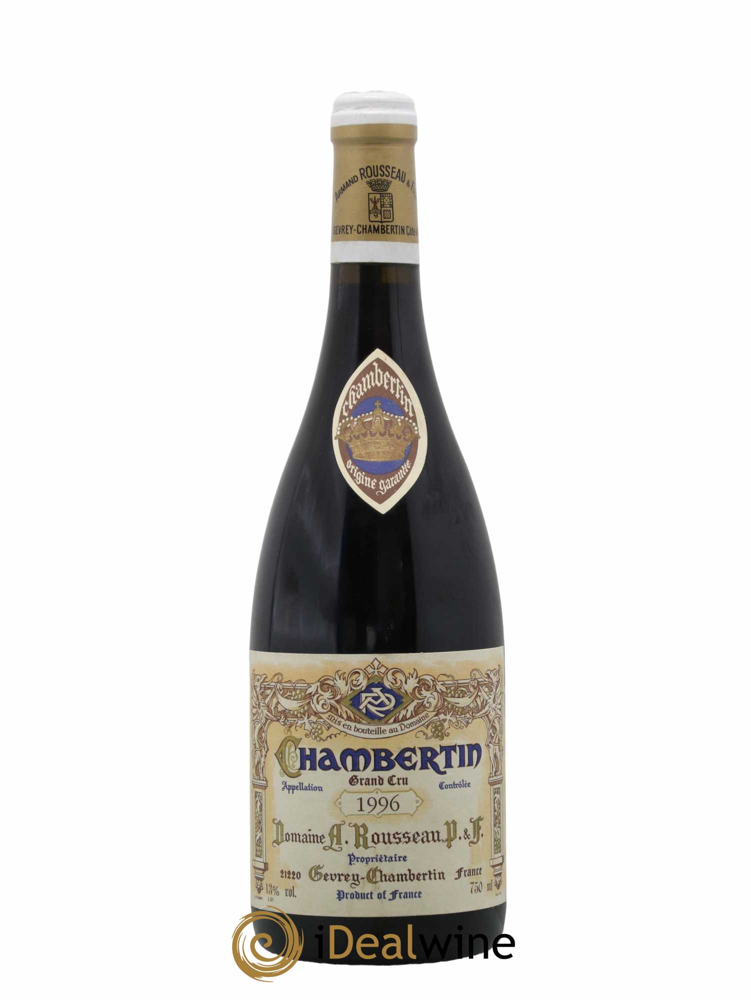 Chambertin Grand Cru Armand Rousseau (Domaine) 1996 - Lot de 1 bouteille - 0