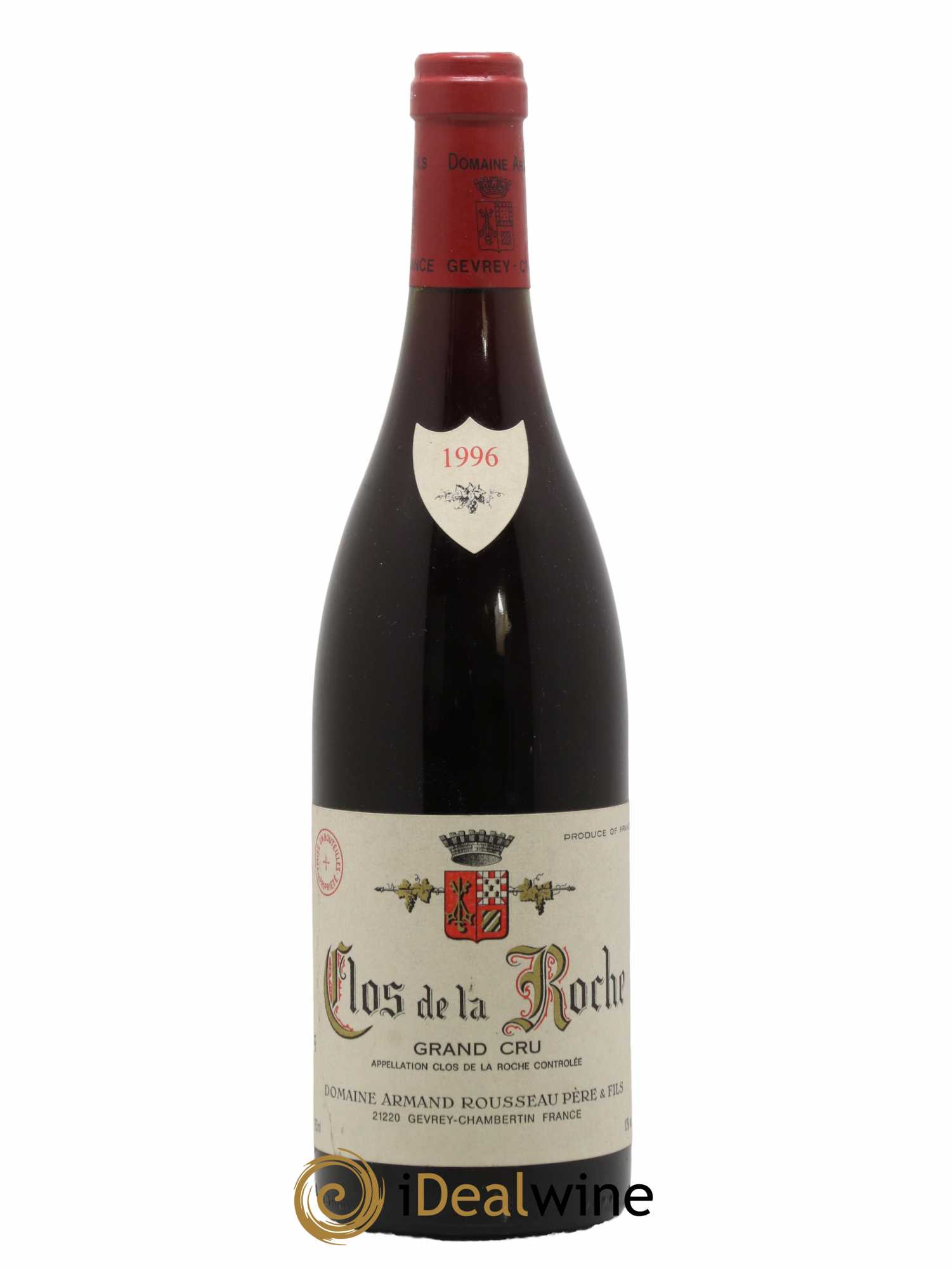 Clos de la Roche Grand Cru Armand Rousseau (Domaine) 1996 - Lot de 1 bouteille - 0