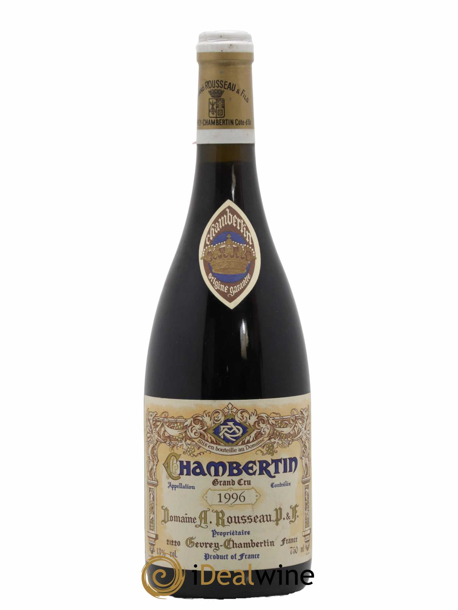 Chambertin Grand Cru Armand Rousseau (Domaine) 1996 - Lot de 1 bouteille - 0