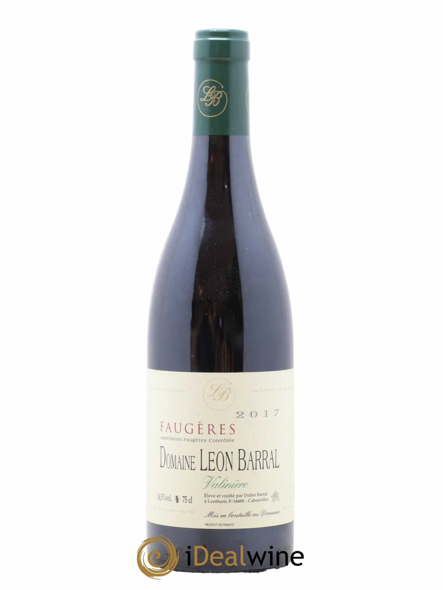 Faugères Valinière Domaine Léon Barral 2017 - Lot de 1 bouteille - 0