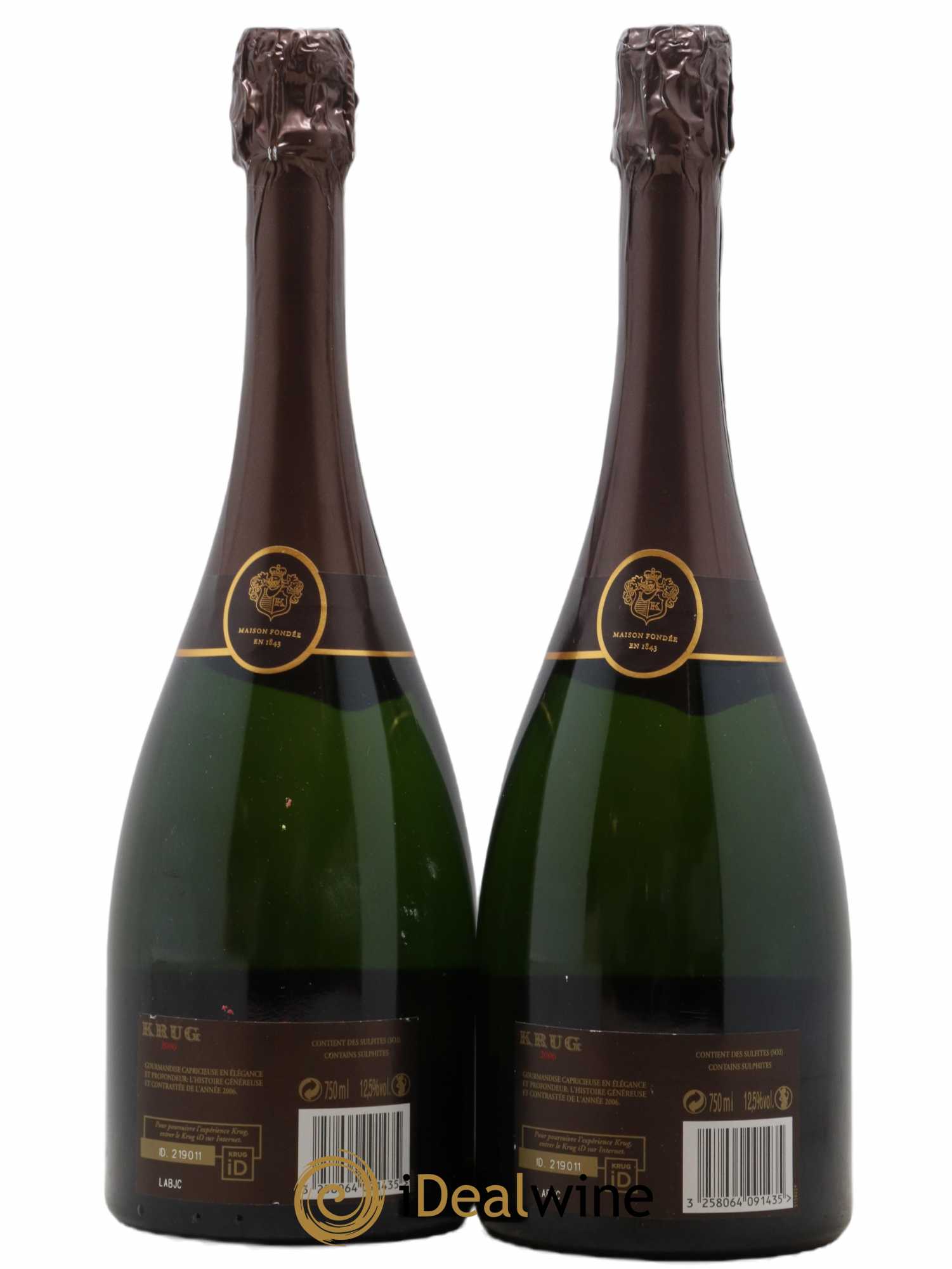 Vintage Krug 2006 - Lot de 2 bouteilles - 1