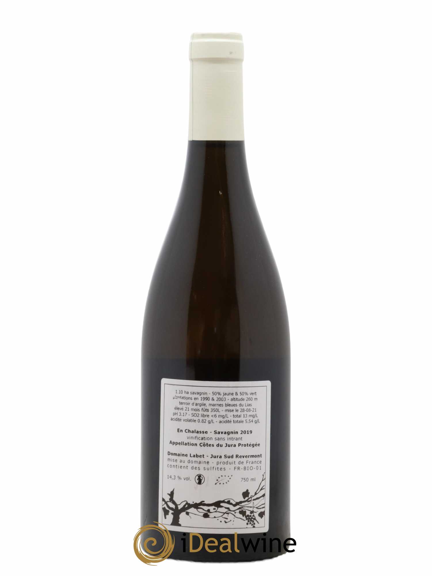 Côtes du Jura Fleur de Savagnin En Chalasse Romain - Julien - Charline Labet (no reserve) 2019 - Lot of 1 bottle - 1