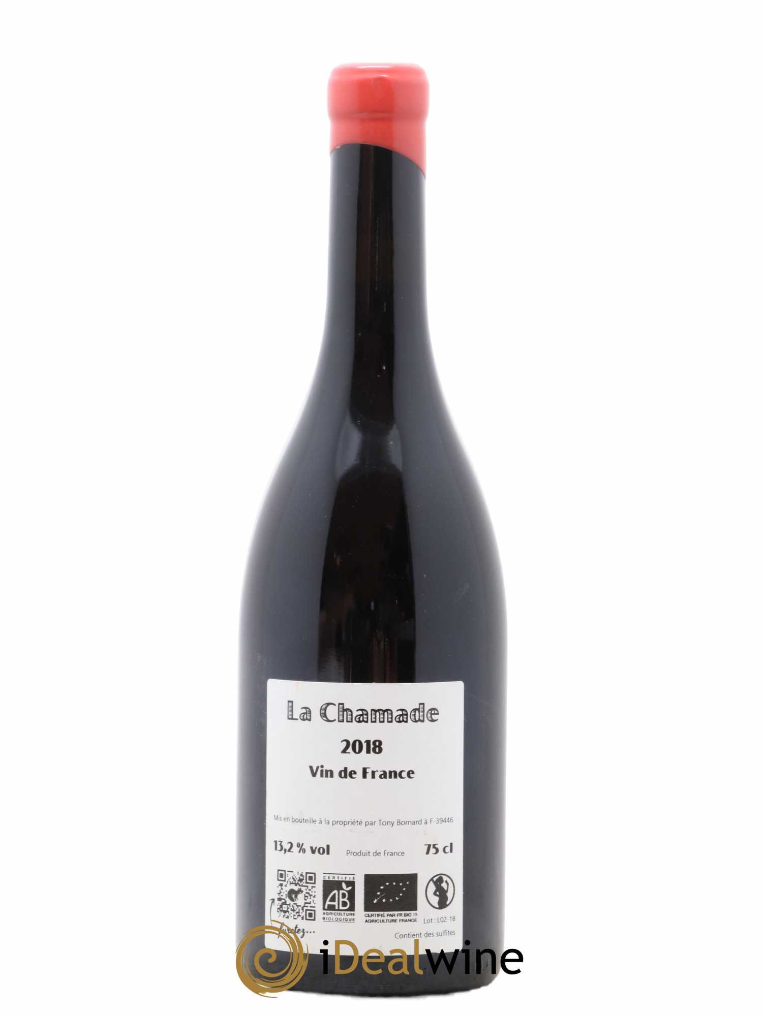 Vin de France La Chamade Bornard (sans prix de réserve) 2018 - Lot de 1 bouteille - 1