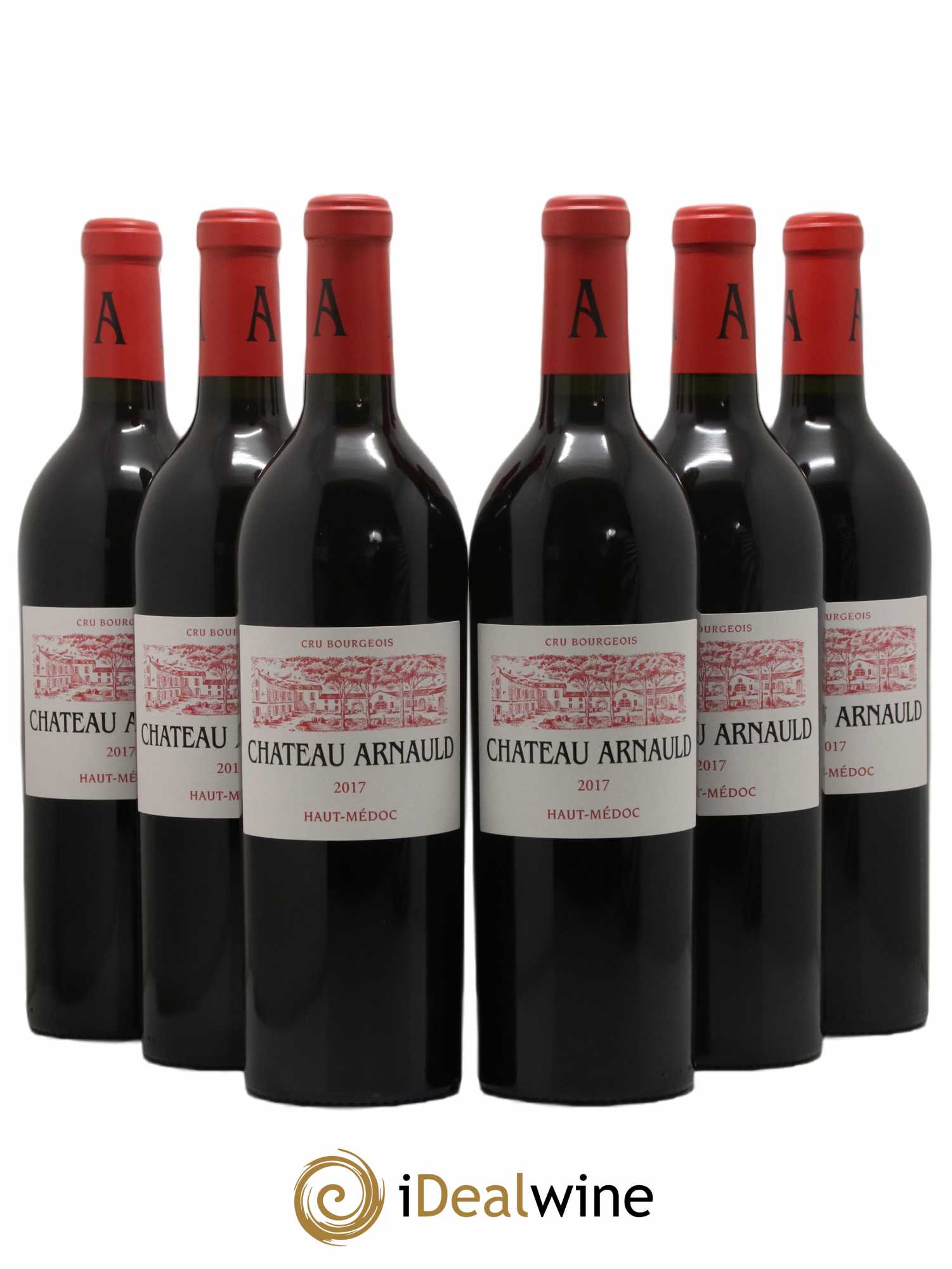 Château Arnauld Cru Bourgeois 2017 - Lot de 6 bouteilles - 0