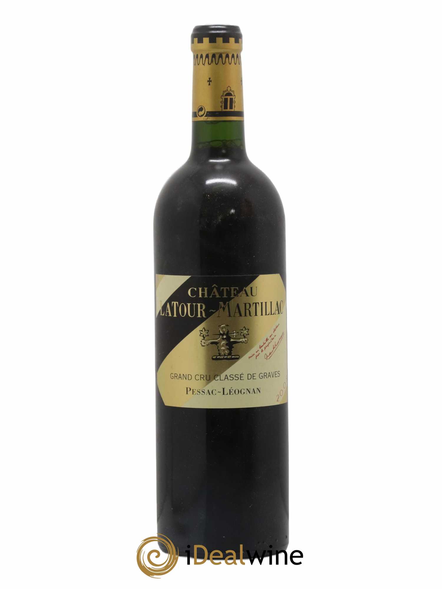 Château Latour-Martillac Cru Classé de Graves 2005 - Lot de 1 bouteille - 0